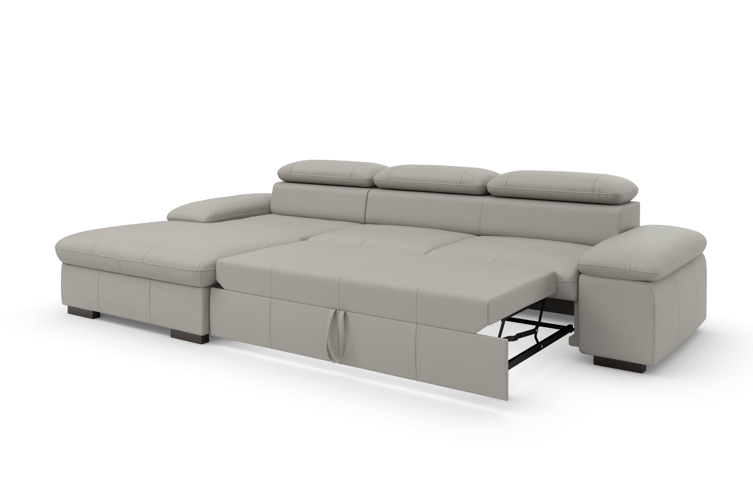 Home affaire Ecksofa »Alberto L-Form«, mit Kopfteilverstellung, wahlweise mit Bettfunktion