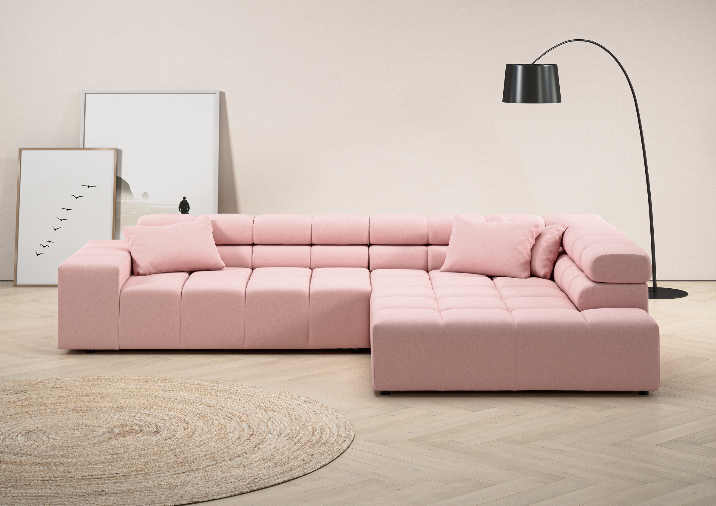 INOSIGN Ecksofa »Ancona incl. Kopfteilverstellung, OTTOs Choice, Breite 319 günstig online kaufen