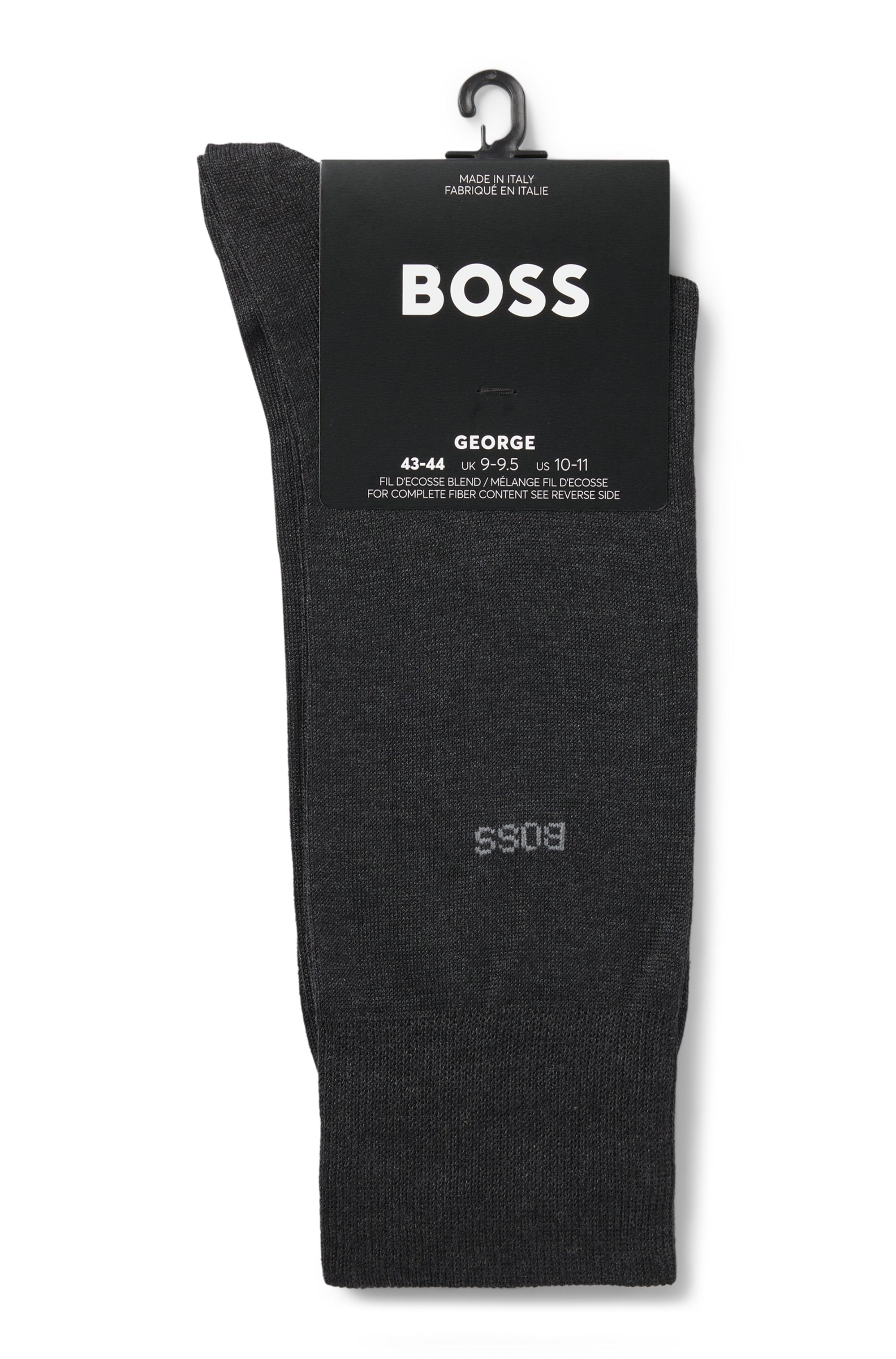 BOSS Businesssocken »George RS Uni MC« Packung,  mit dezentem, eingestricktem  BOSS Logo-Schriftzug