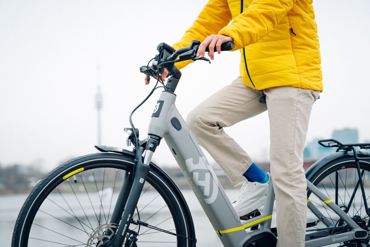 Husqvarna E-BICYCLES E-Bike »E-Citybike Towner 2«, 8 Gang, Shimano, Nexus, Mittelmotor 250 W, (28 Zoll, Bosch Motor, Rücktritt, Scheibenbremsen, mit Straßenzulassung), Pedelec, Elektrofahrrad für Herren u. Damen, tiefer Einstieg