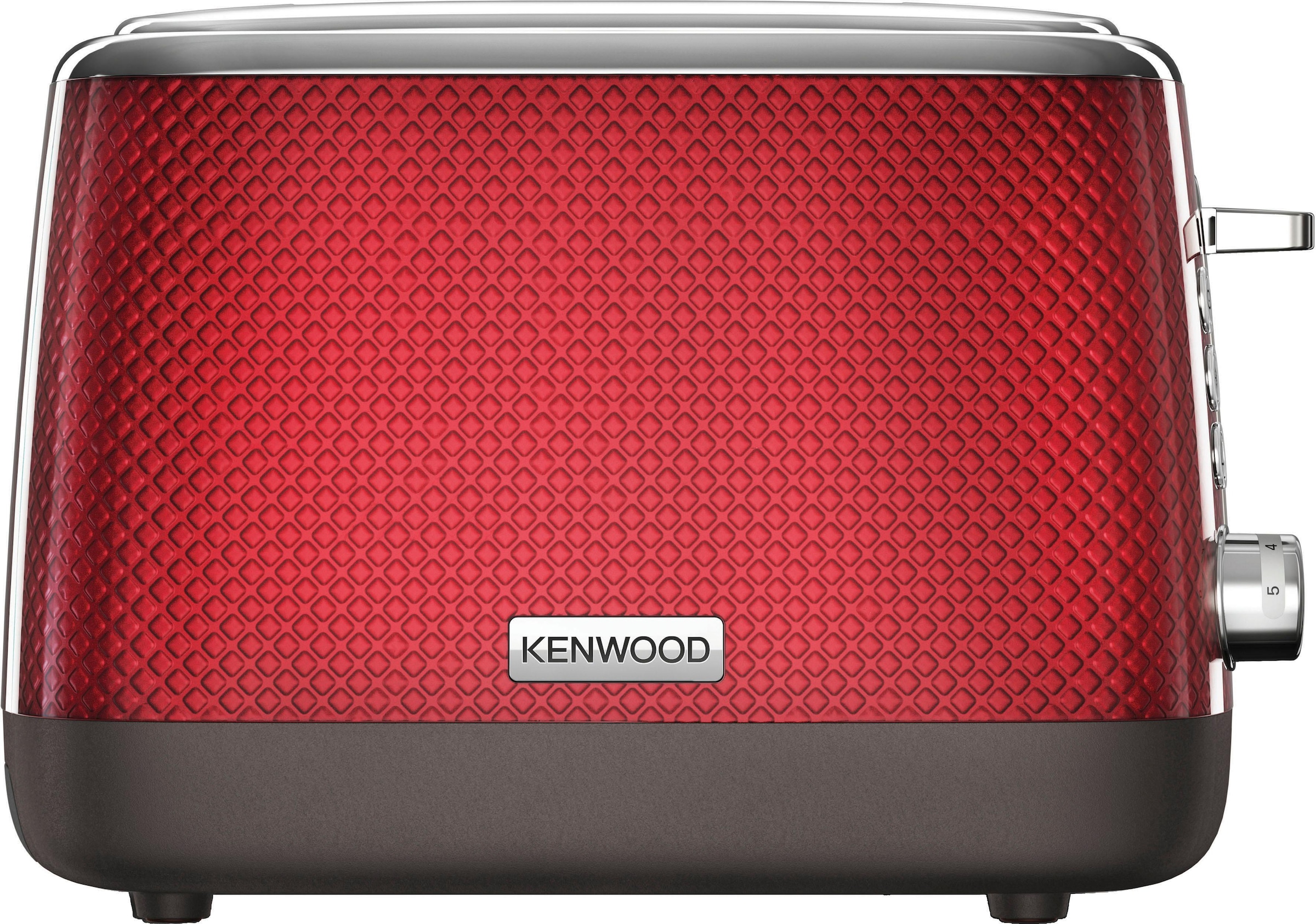 KENWOOD Toaster »Mesmerine TCM811.RD«, 2 kurze Schlitze, für 2 Scheiben, 1000 W