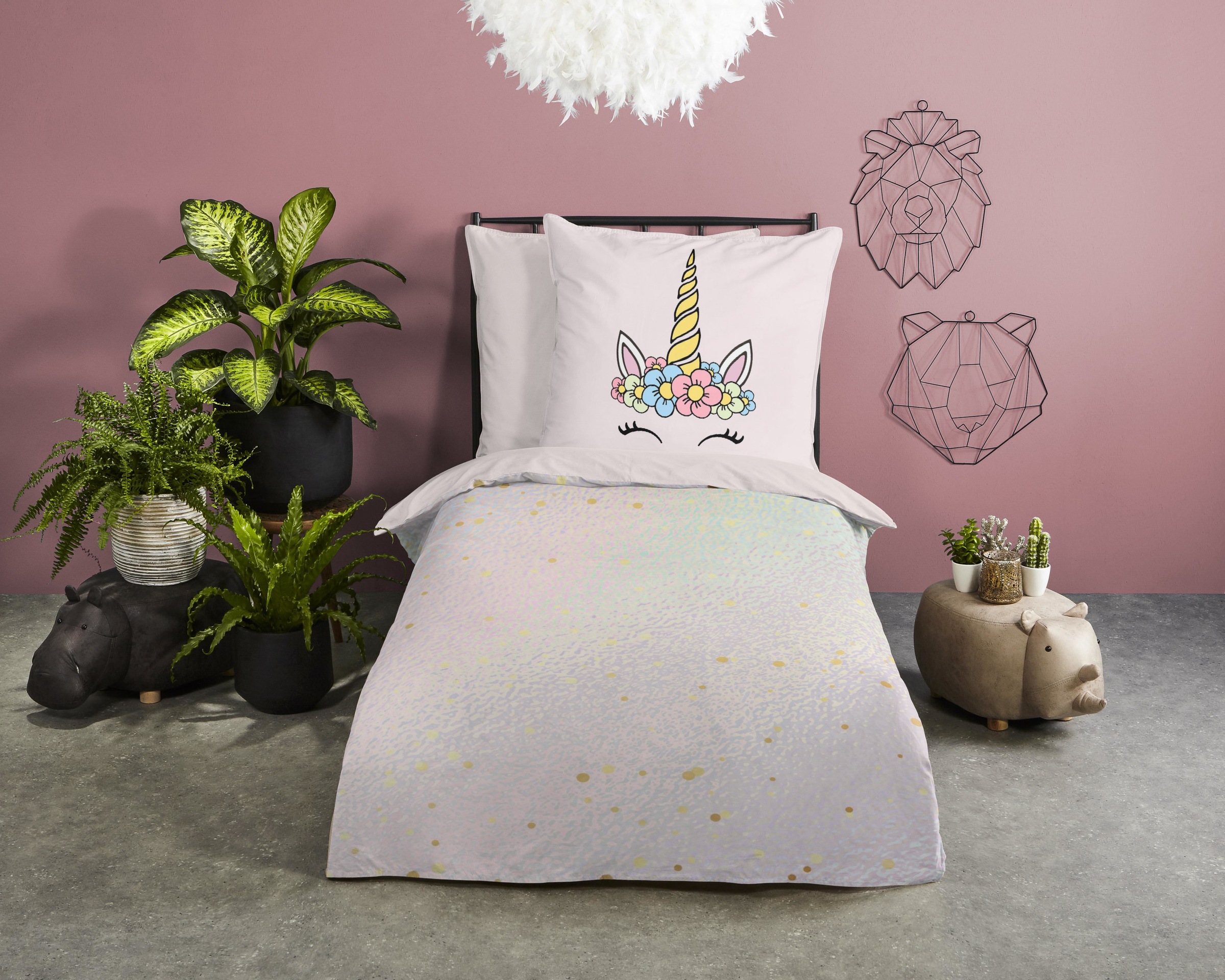 PURE luxury collection Kinderbettwäsche »Mandy« 2 Stk. tlg. Mikrofaser, 135 günstig online kaufen