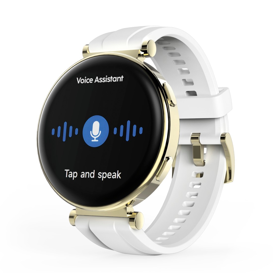 Hama Smartwatch »Smartwatch rund 1,32“ (Fitness, Telefonfunktion, Puls, wasserdicht)«, (/ 1,32 Zoll),)