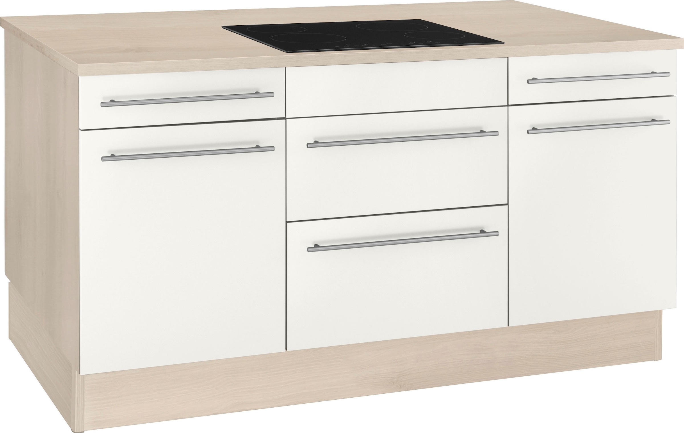 wiho Küchen Kücheninsel »Ela«, ohne E-Geräte, Breite 160 cm, Schubkästen  mit Soft-Close-Funktion online kaufen