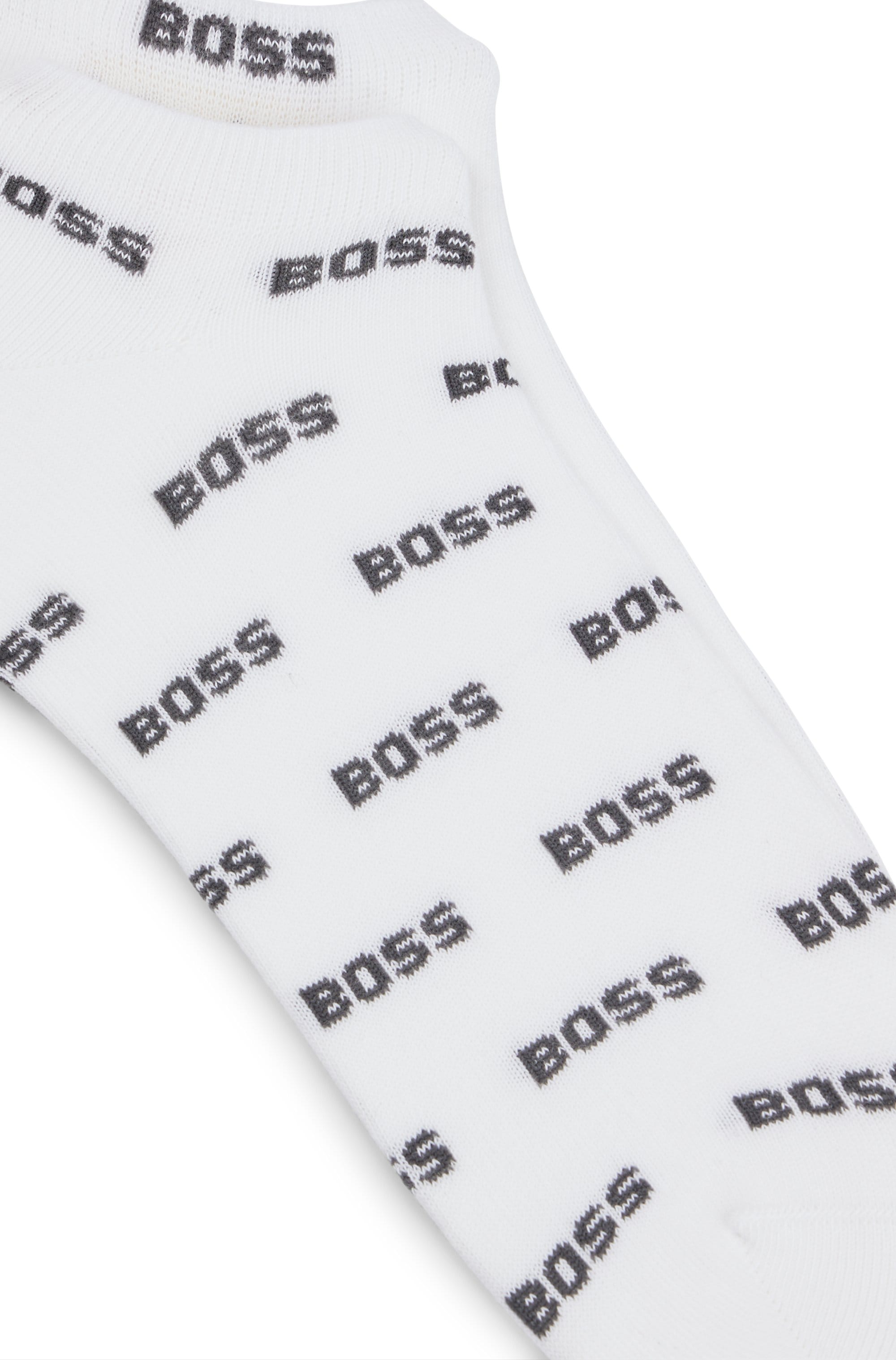 BOSS Freizeitsocken »2P AS Allover CC«, (Packung, 2er), mit Logostickereien
