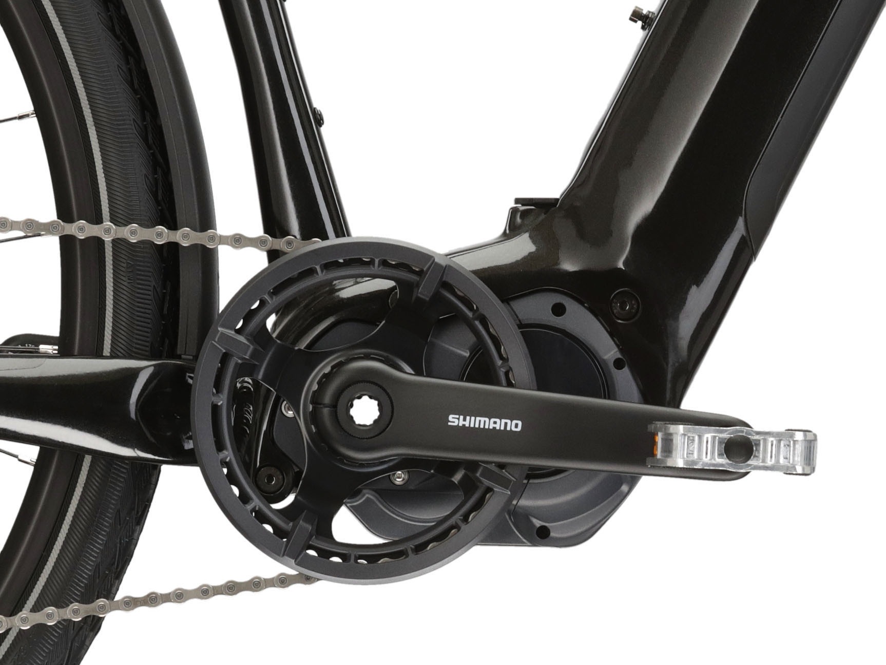 Kross E-Bike »E-Trekkingrad Trans Hybrid 6.0 28 Zoll schwarz«, 10 Gang, Shimano, DEORE XT T8000, Mittelmotor 250 W, Pedelec, Elektrofahrrad für Herren