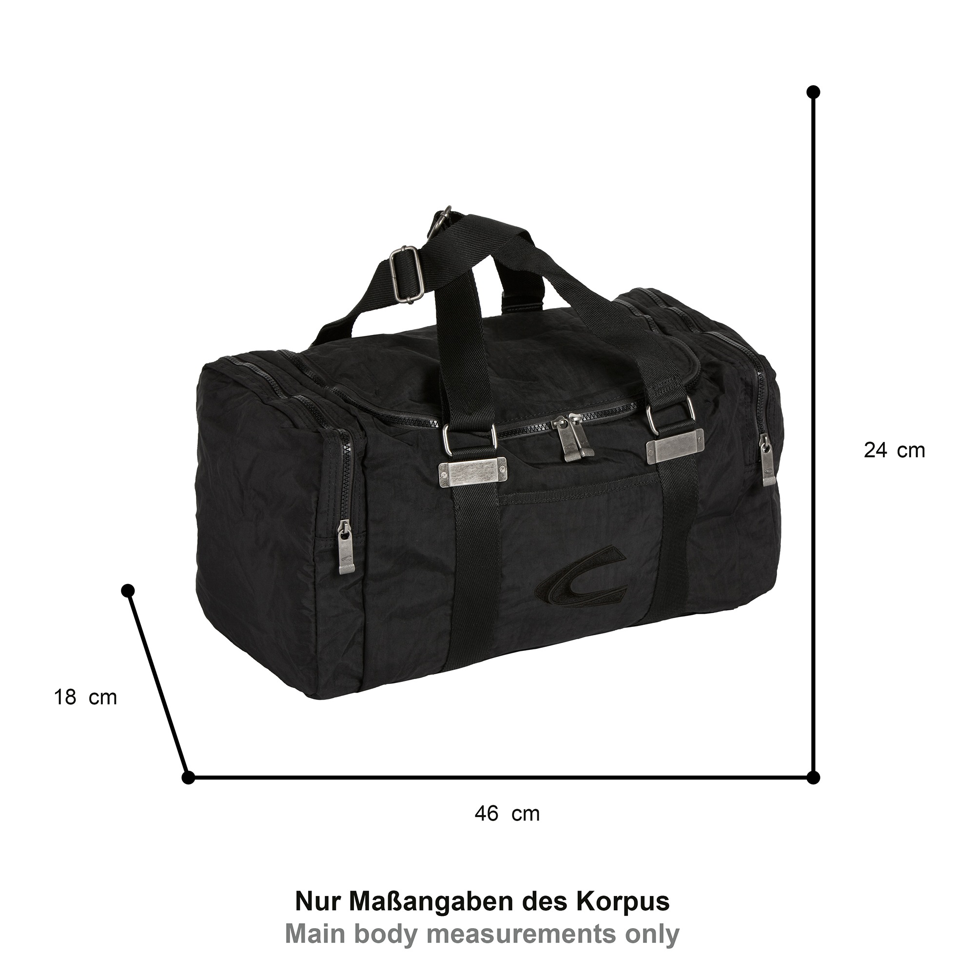 camel active Weekender »Journey« aus leichtem robusten Nylon, funktional perfekt für alle Lebenslagen