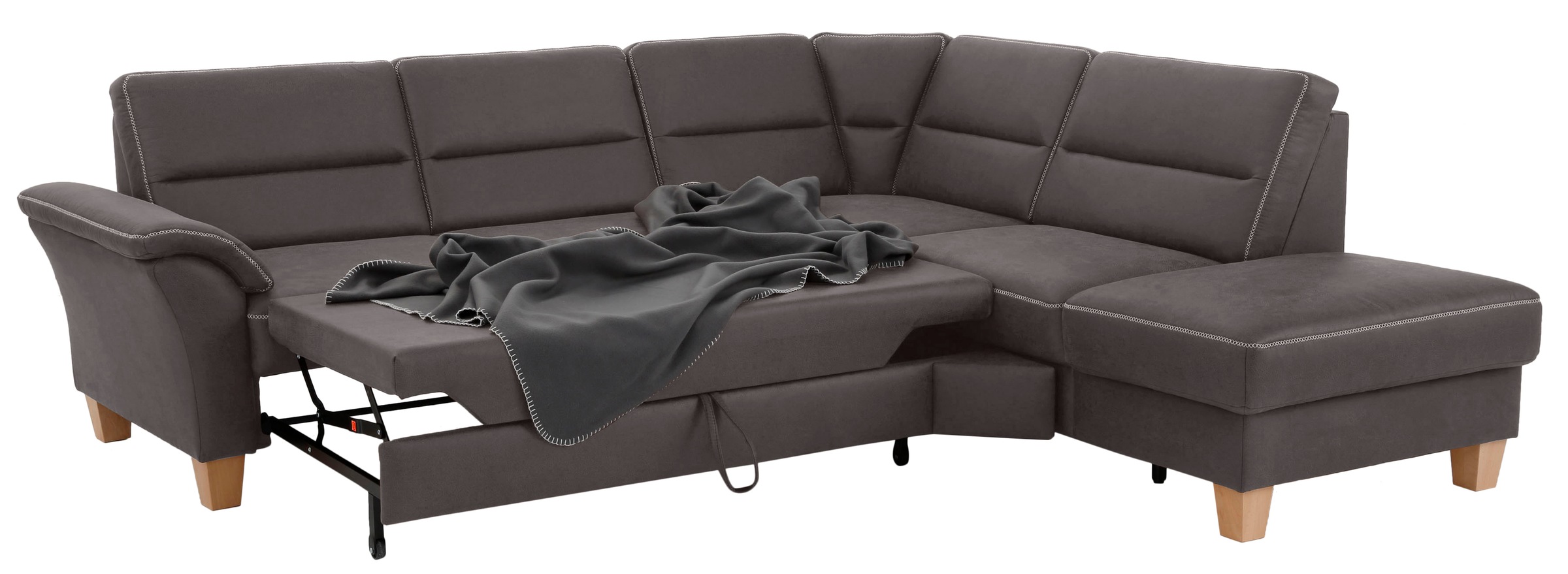 Home affaire Ecksofa »Soleo L-Form«, komfortabel durch Trapezecke mit Relaxfunktion, auch mit Bettfunktion