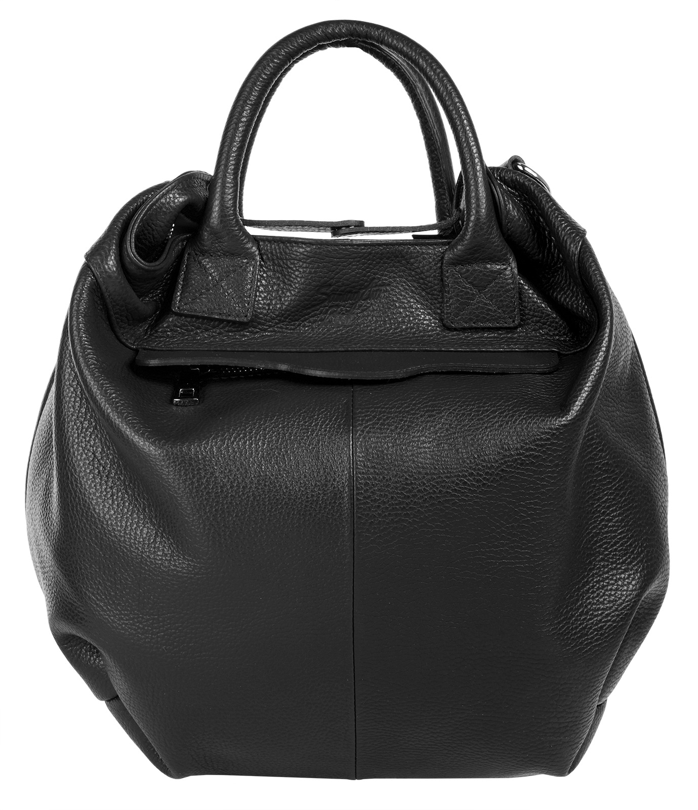 Samantha Look Henkeltasche, echt Leder, Made in Italy
