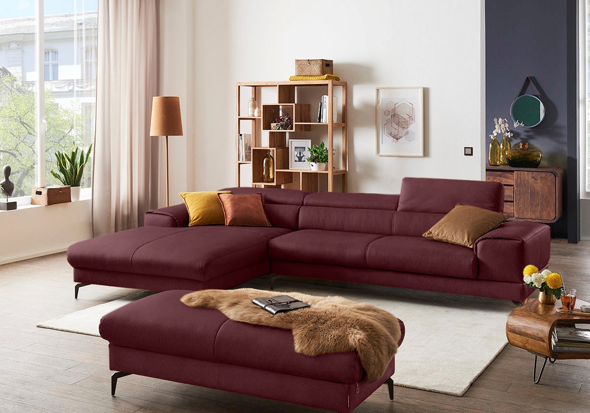 W.SCHILLIG Ecksofa »piedroo, Designsofa mit tollem Sitzkomfort, bequem und günstig online kaufen