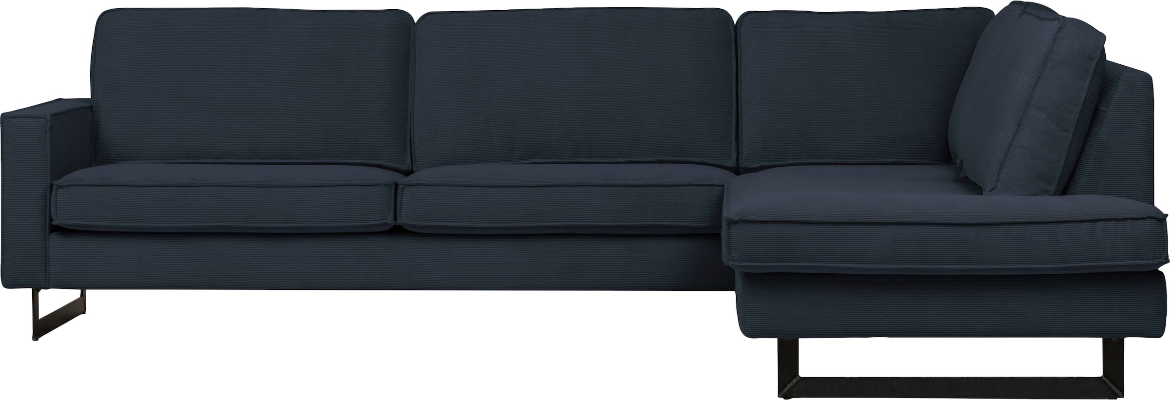 Places of Style Ecksofa »Pinto, 290 cm, Cord, Chenille, Lederoptik, Ottoman günstig online kaufen