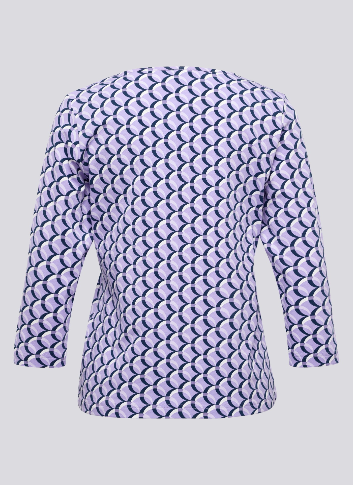 Rabe 3/4-Arm-Shirt Sommershirt mit grafischem Allover-Muster