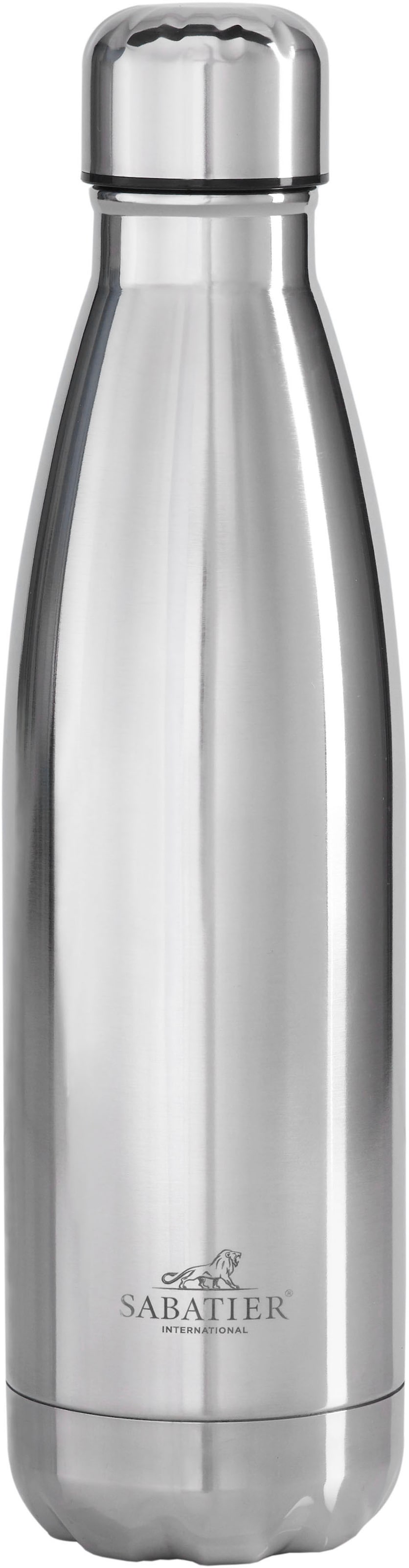 SABATIER International Isolierflasche »Brasserie«, (1 tlg.), 500 ml, doppelwandiger Edelstahl, tropfsicher