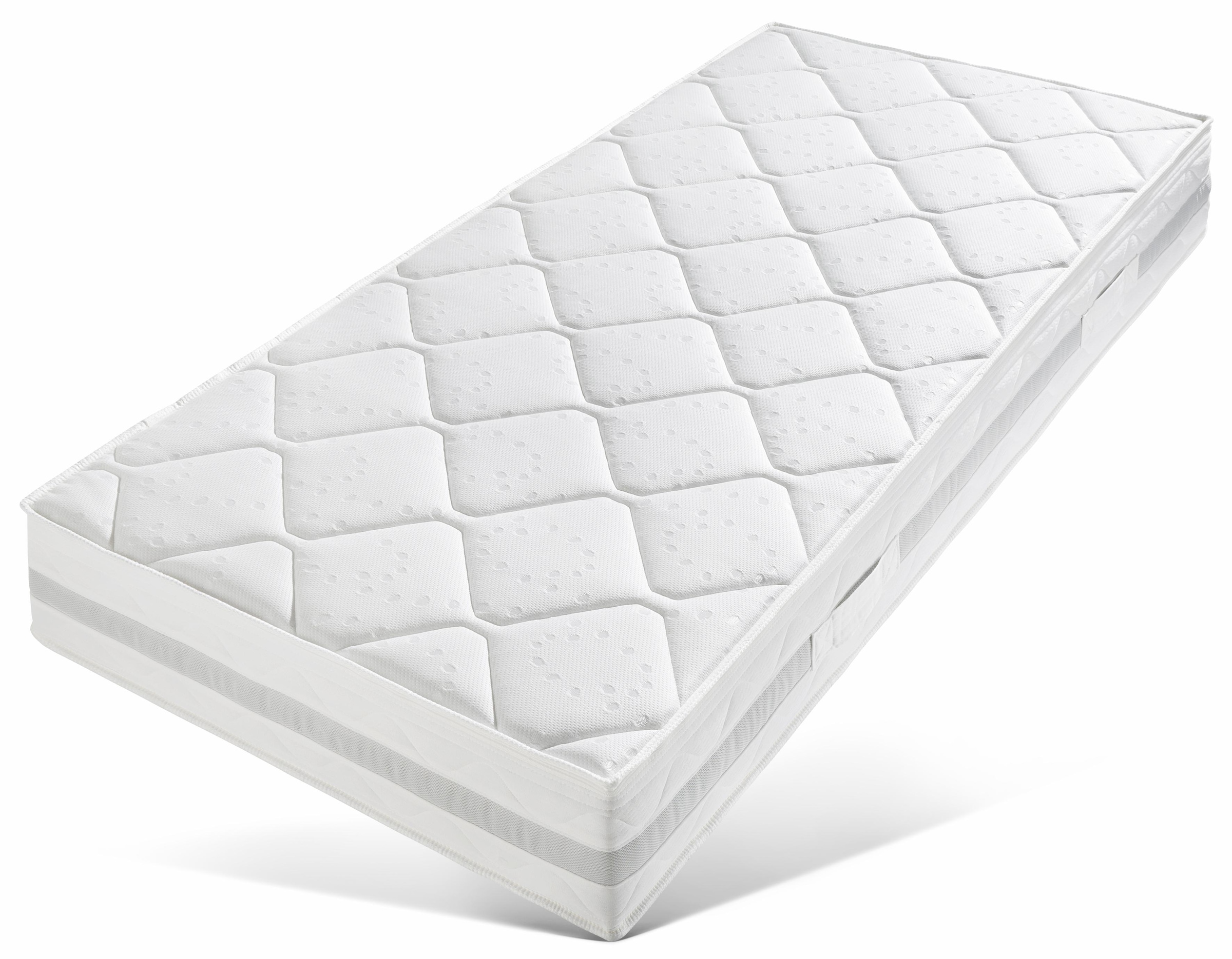 Breckle Taschenfederkernmatratze »Gelschaum Komfort TFK«, 24 cm hoch, Raumgewicht: 28 kg/m³, 1000 Federn, (1 St., 1-tlg.), Luxus-Federkernmatratze in 90x200 cm und weiteren Größen erhältlich