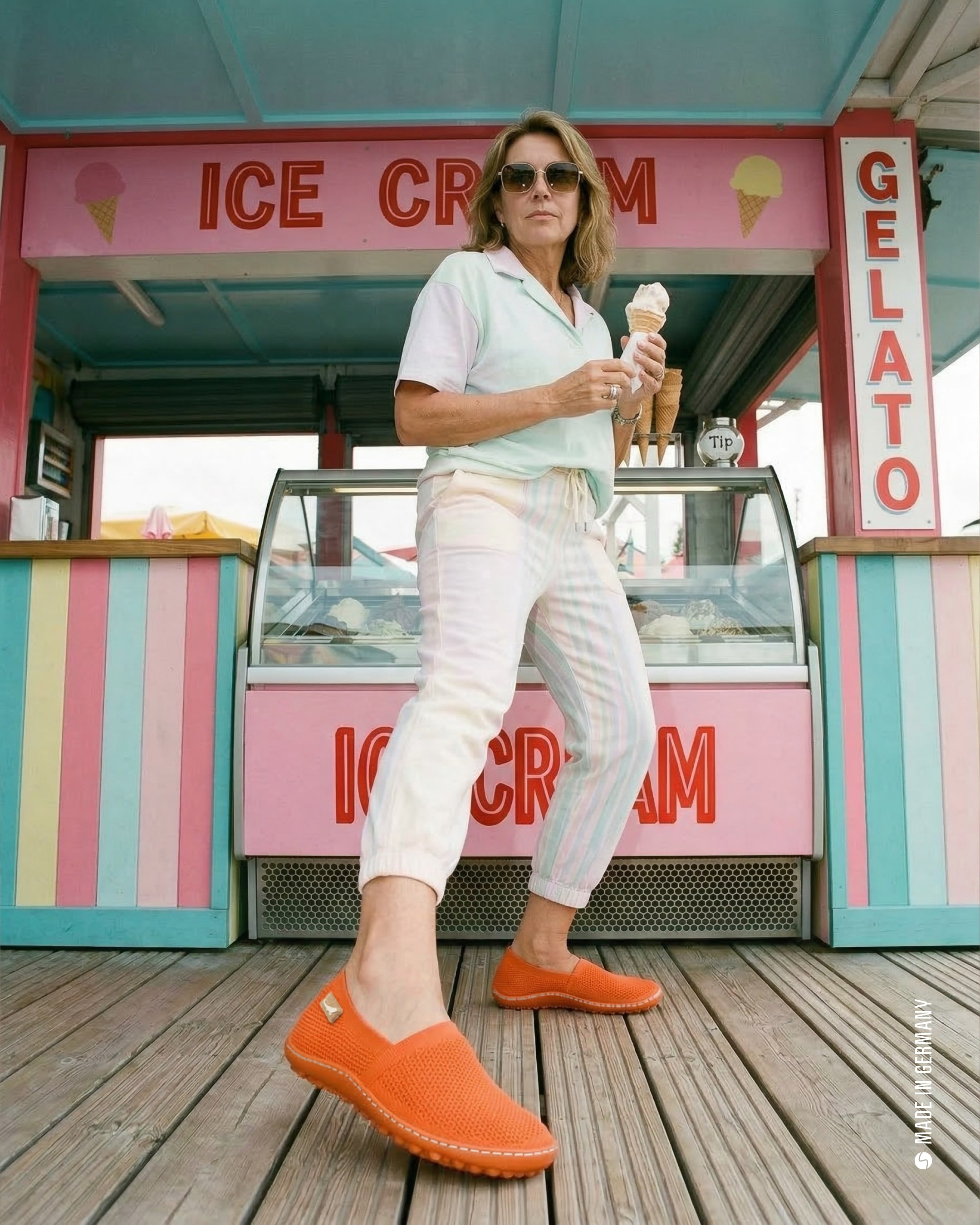 Leguano Barfußschuh »FLAIR«  Slipper, Schlupfschuh mit Logo-Aufnäher an der Ferse