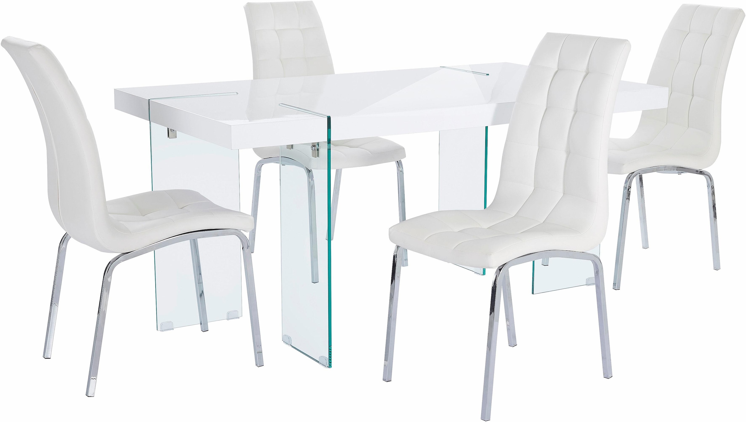 Essgruppe OTTO HOME, weiß, Sitzmöbel-Sets, Essgruppe
