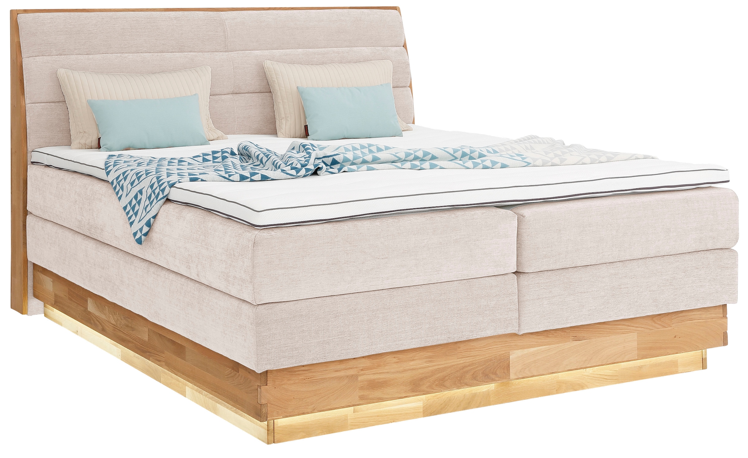 OTTO products Boxspringbett »JENNA in verschiedenen Farben und Breiten erhä günstig online kaufen