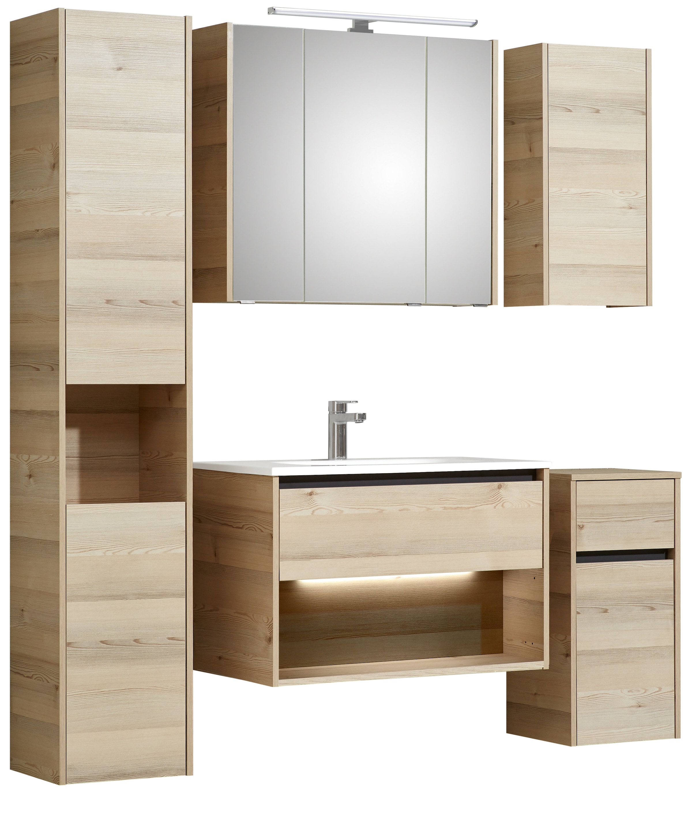 Saphir Badmöbel-Set »Quickset 393«, (Komplett-Set, 6 St.) günstig online kaufen