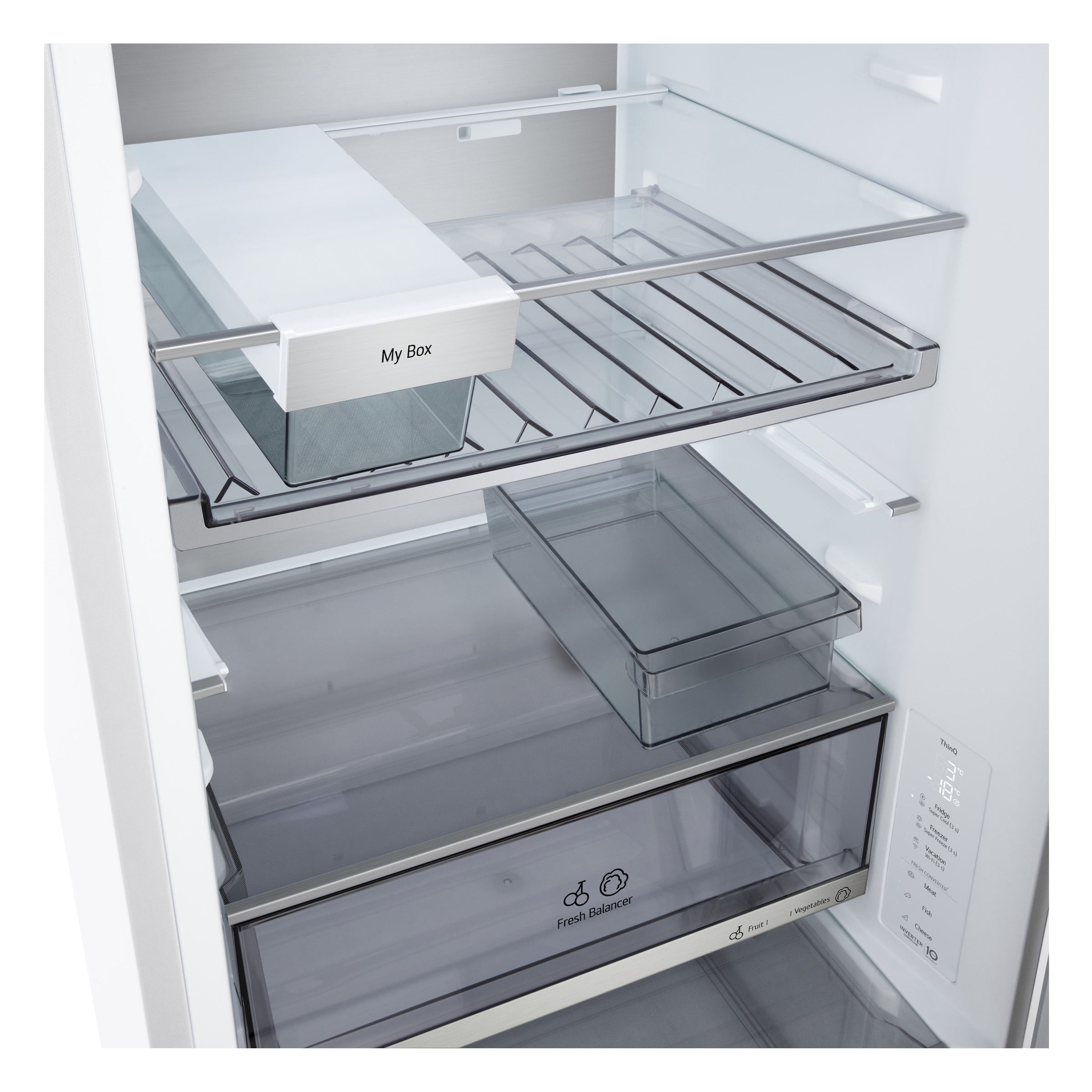 LG Kühl-/Gefrierkombination Serie 7 »GBBS716ASW« 186 cm hoch 59,7 cm breit Vollintegrierbarer Kühlschrank dank frontaler Luftzufuhr und Abluft