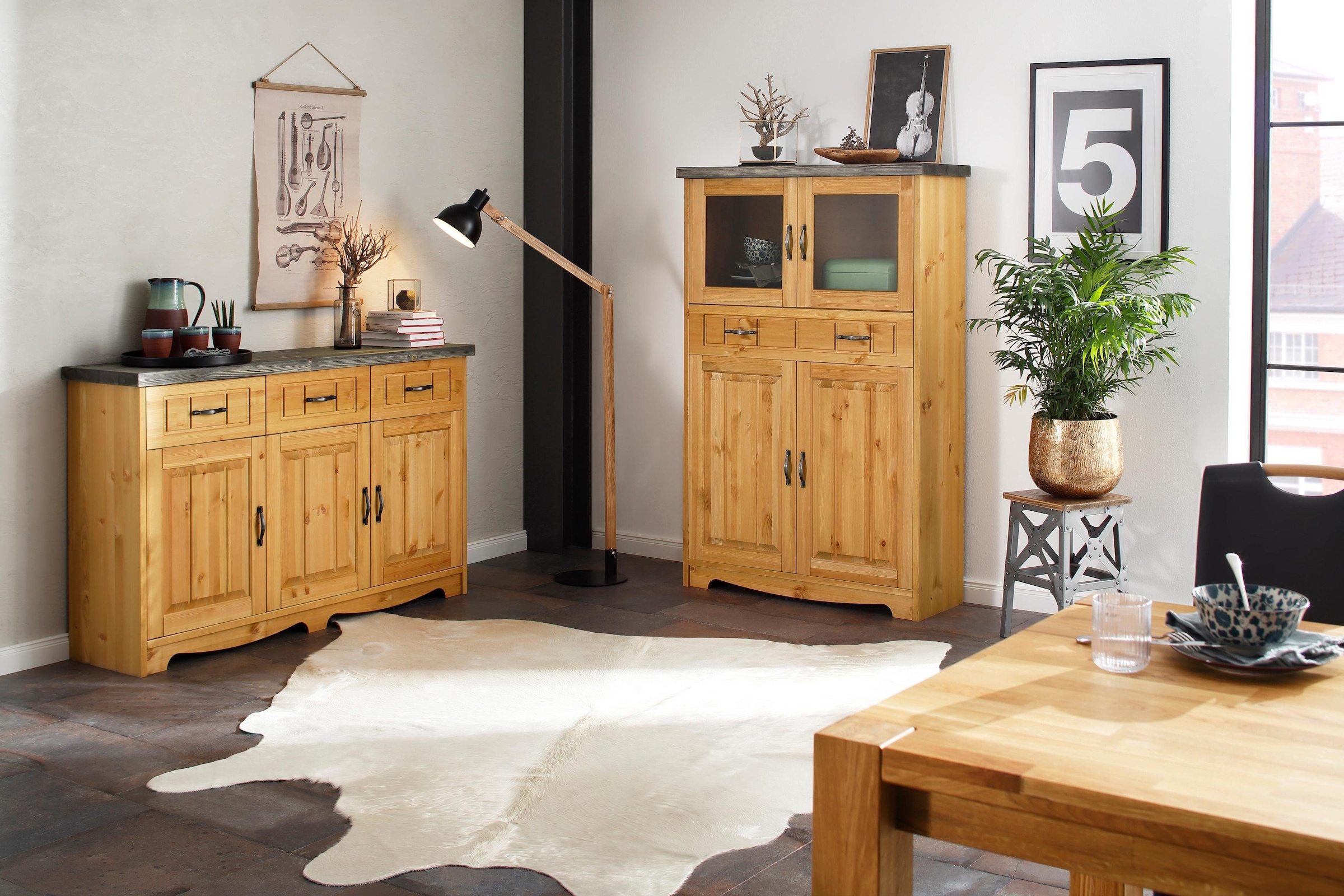 Home affaire Sideboard »Trinidad Antique«, Kommode, 148 cm