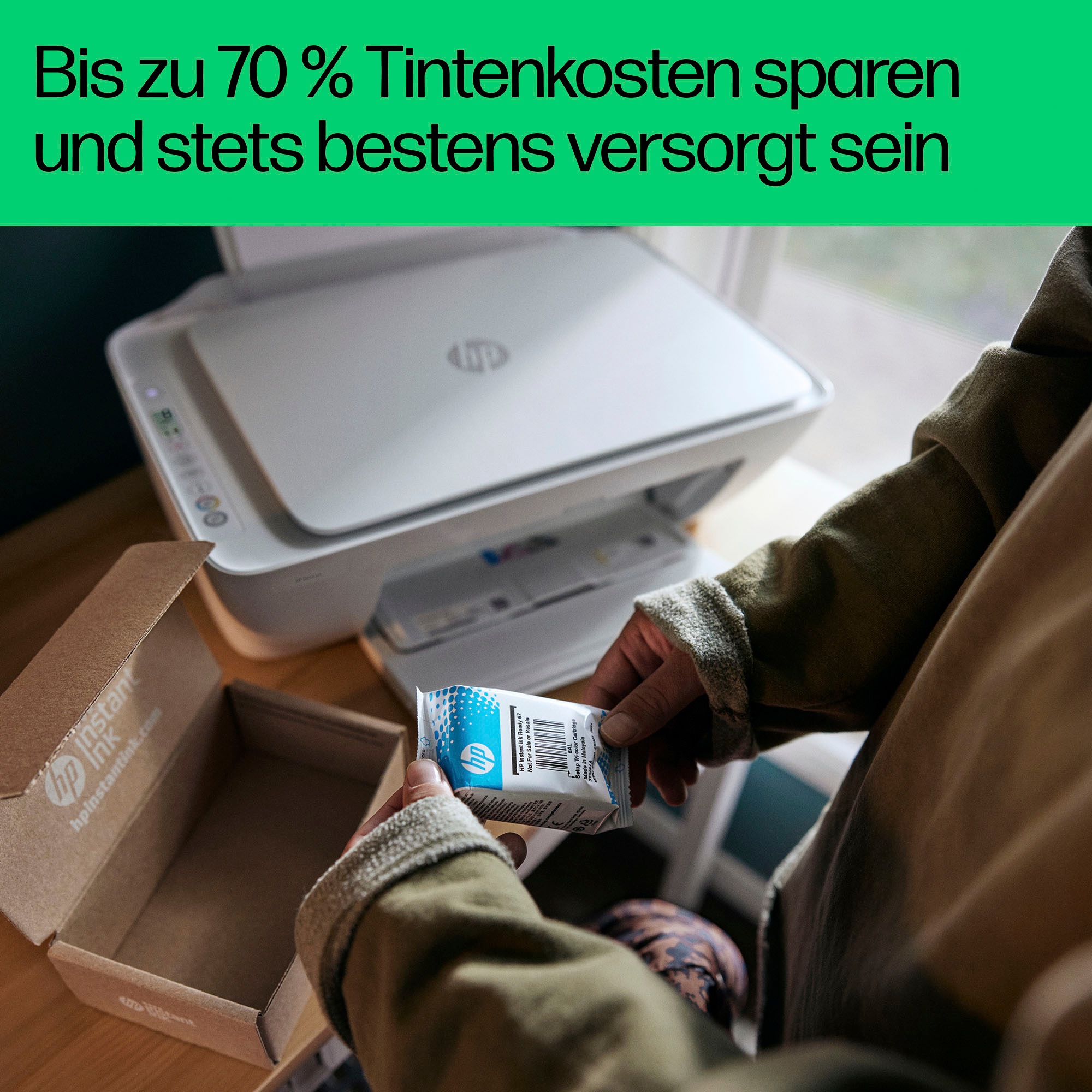 HP Multifunktionsdrucker »DeskJet 2820e«, 3 Monate gratis Drucken mit HP Instant Ink inklusive