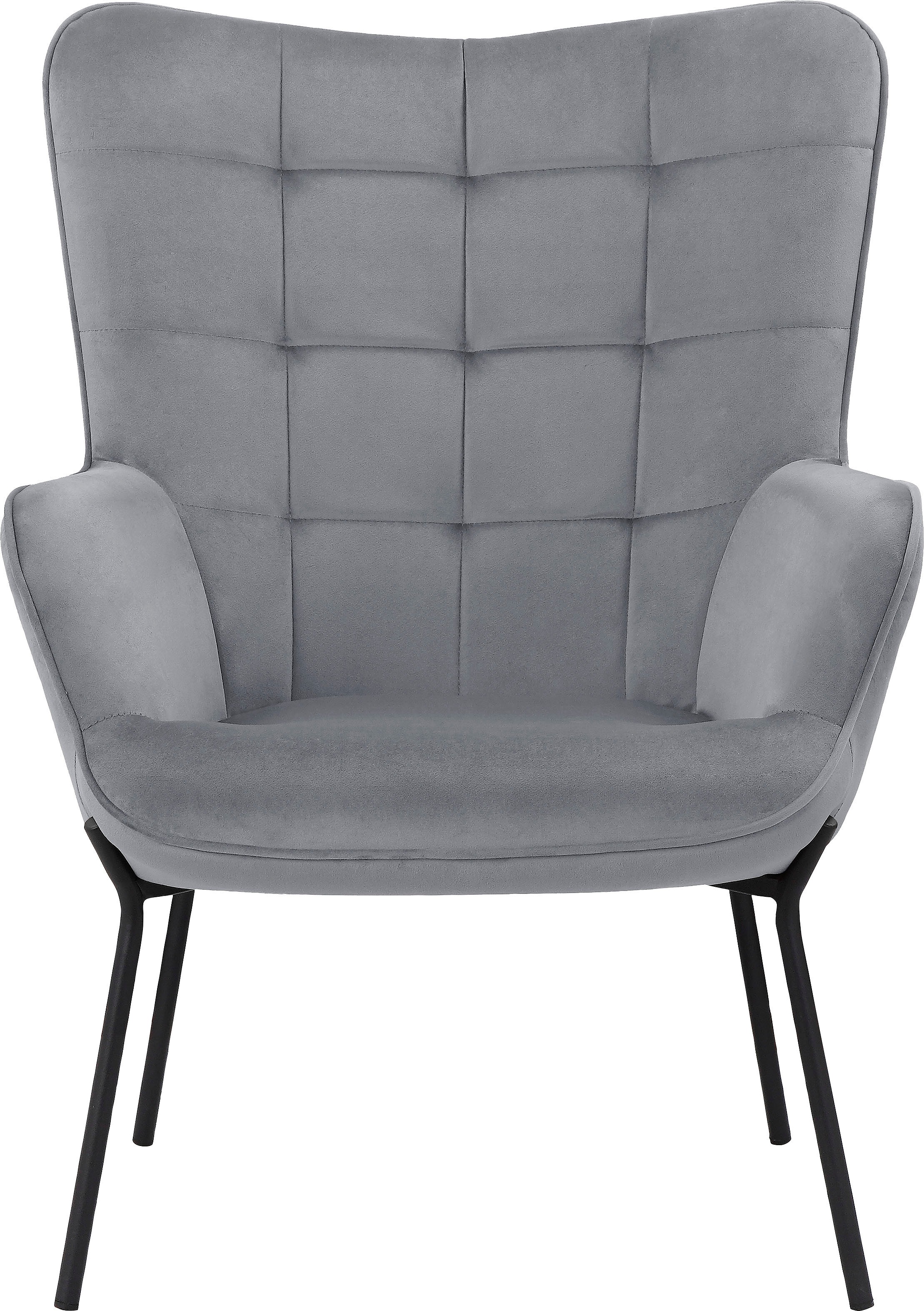 OTTO products Loungesessel »Luukas, Ohrensessel mit Metallbeinen,«, (1 St.) günstig online kaufen
