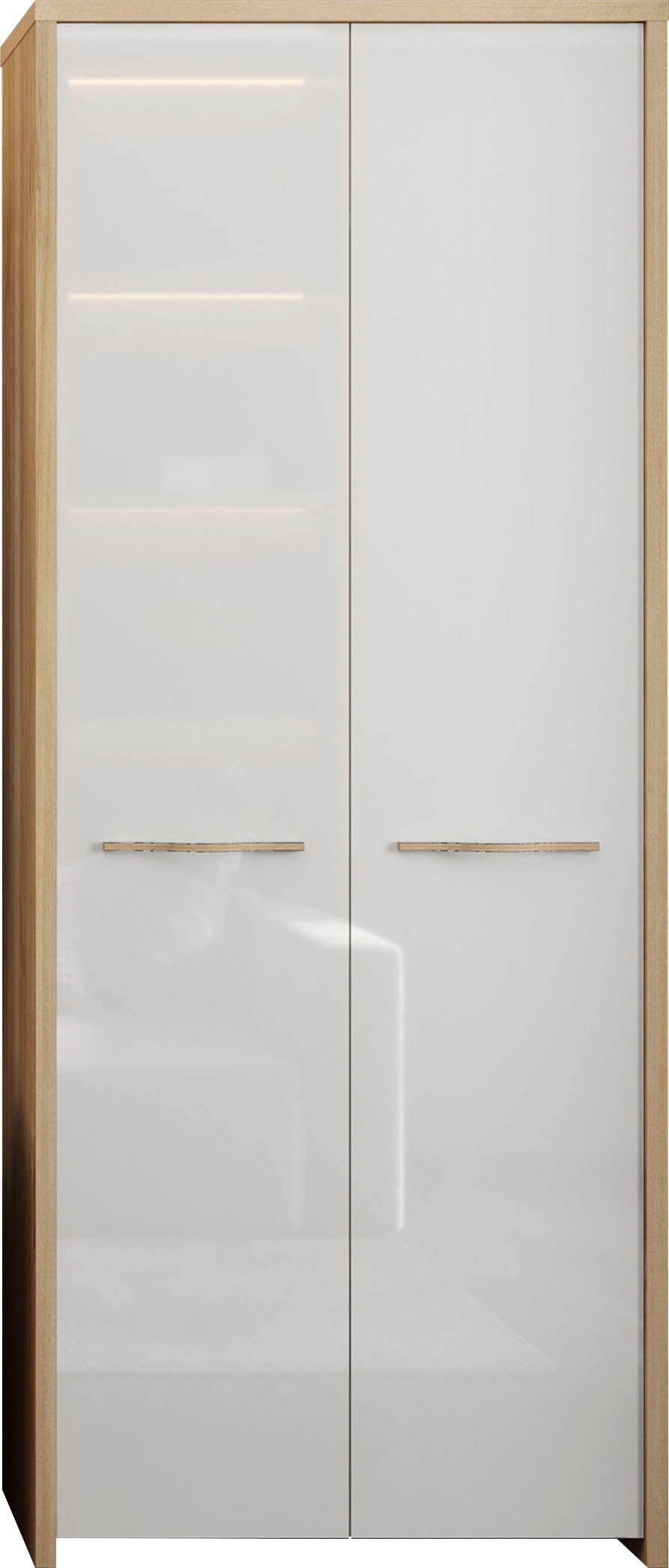 Home affaire Garderobenschrank »Gala« hochwertig UV lackiert, Soft-Close-Fu günstig online kaufen