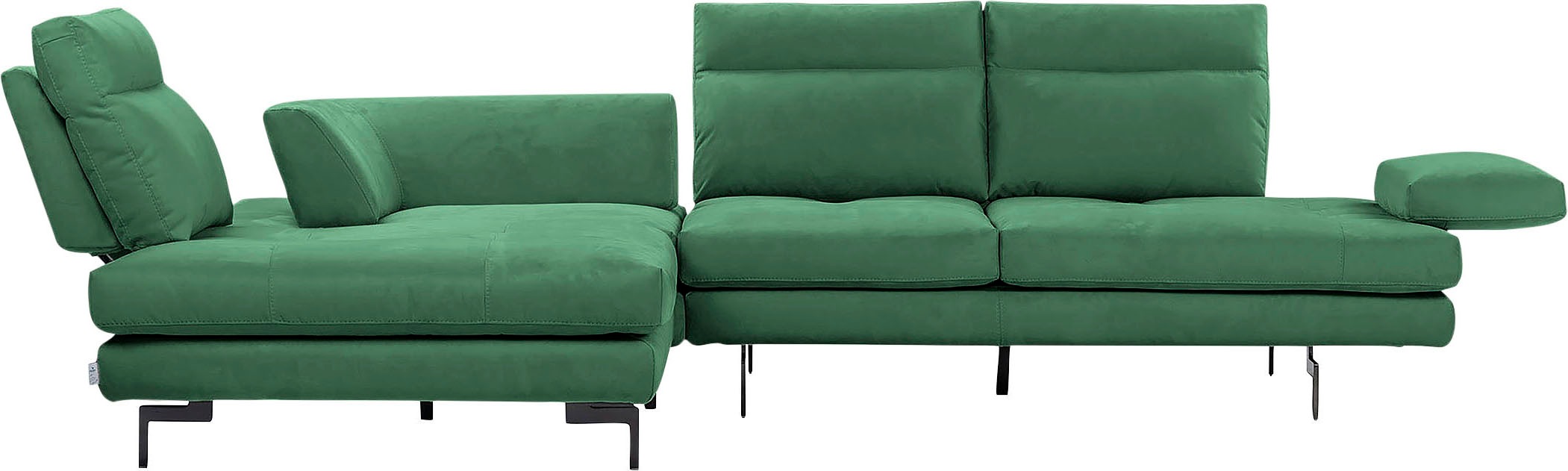 CALIA ITALIA Ecksofa »Toby Wing, Komfortsofa mit Sitzkomfort der Extraklass günstig online kaufen