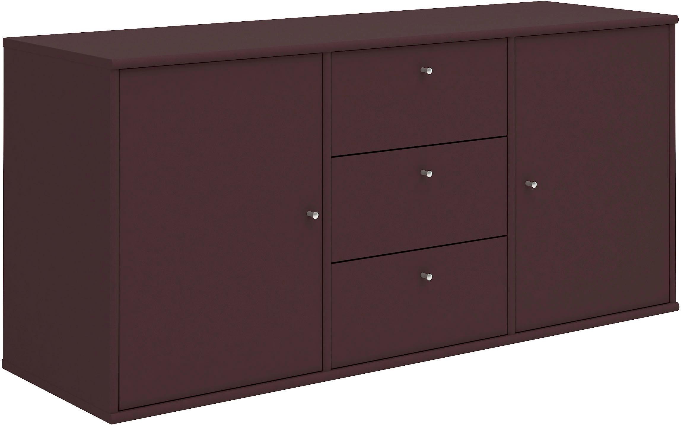 Hammel Furniture Sideboard »Mistral, Hochwertig Schrank, hängend/stehend  montierbar«, mit Türen und Schubladen, B: 133 cm, anpassungsbar Designmöbel  auf Raten bestellen