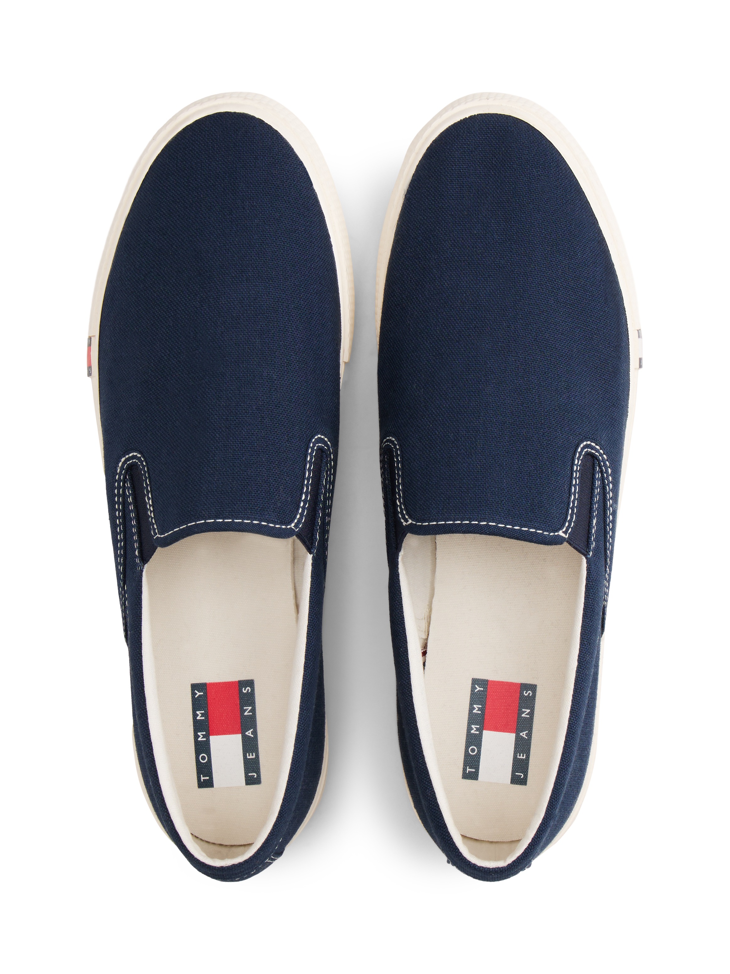 Tommy Jeans Slipper »ARCHIVE VULC. Y2K  SLIP ON«  Freizeitschuh, Halbschuh, Slipper mit beidseitigem Stretcheinsatz