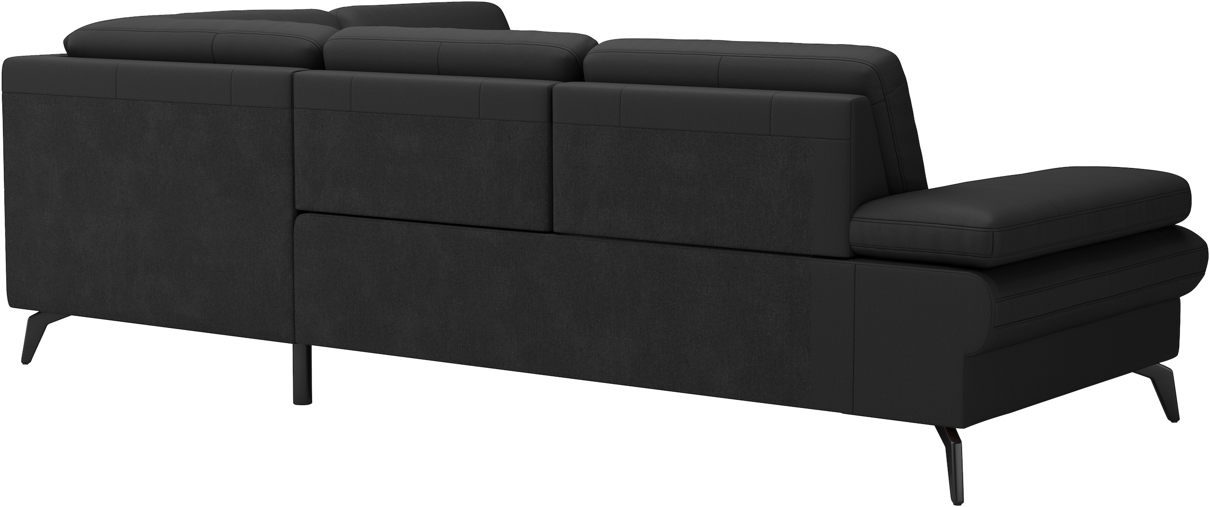 sit&more Ecksofa »Morris L-Form, inkl. Sitztiefenverstellung«, wahlweise mit Armteilverstellung, Bettfunktion & Bettkasten