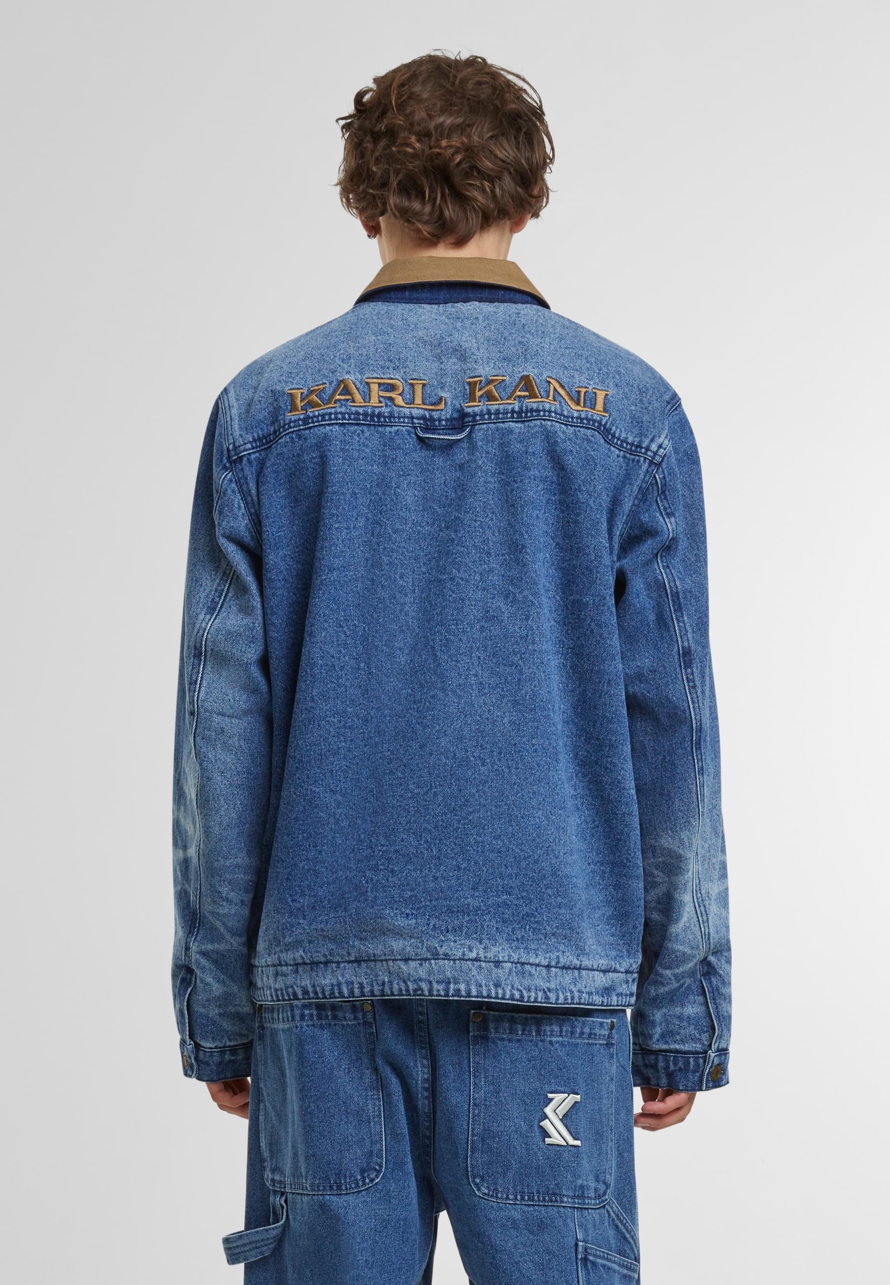 Karl Kani Jeansjacke »Karl Kani Karl Kani Og Washed Denim Jacket« 1 Stk. tlg. ohne Kapuze