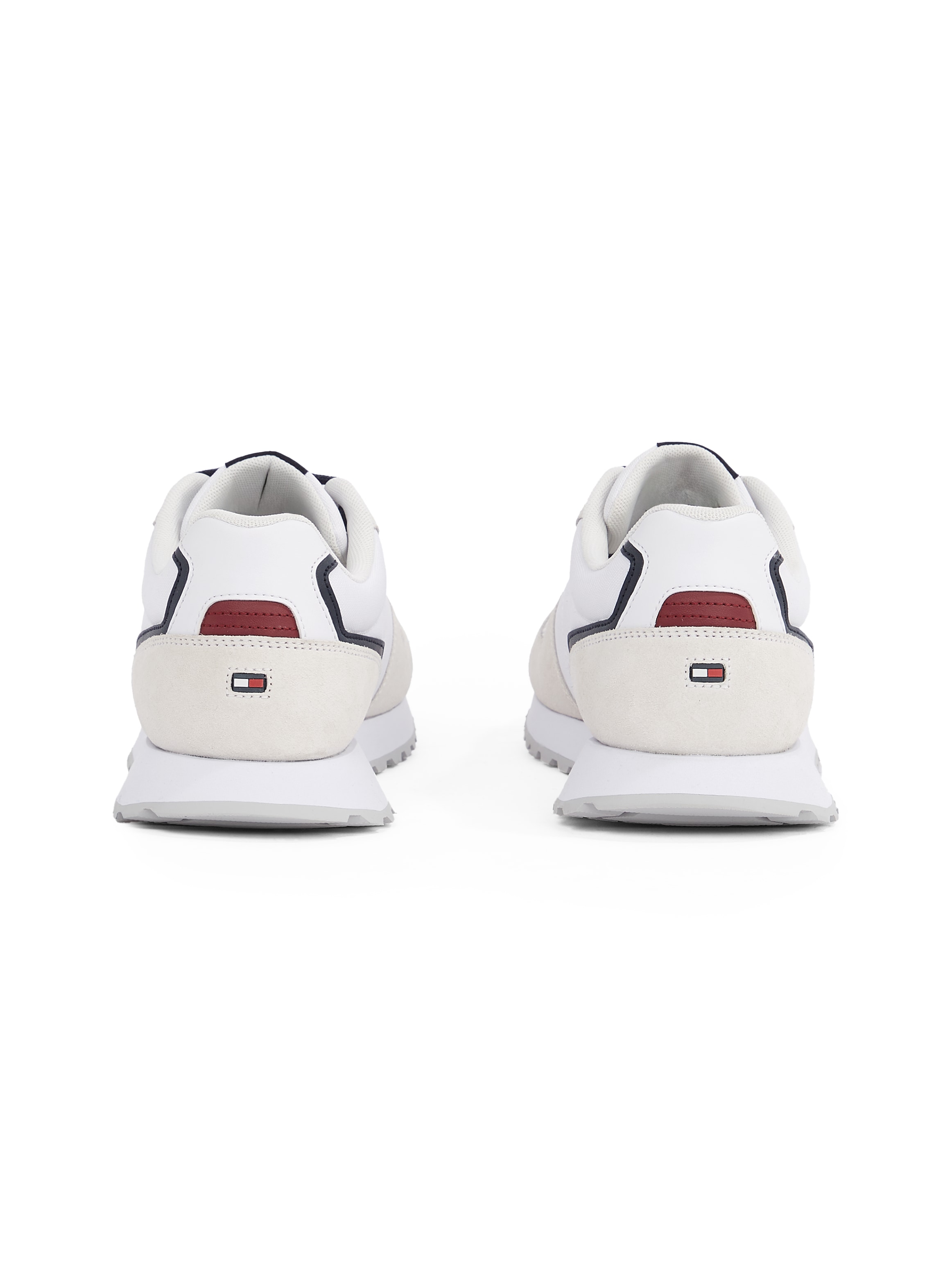 Tommy Hilfiger Sneaker »NEW RUNNER EVA MIX FLAG«, Freizeitschuh, Halbschuh, Schnürschuh mit gepolstertem Schaftrand