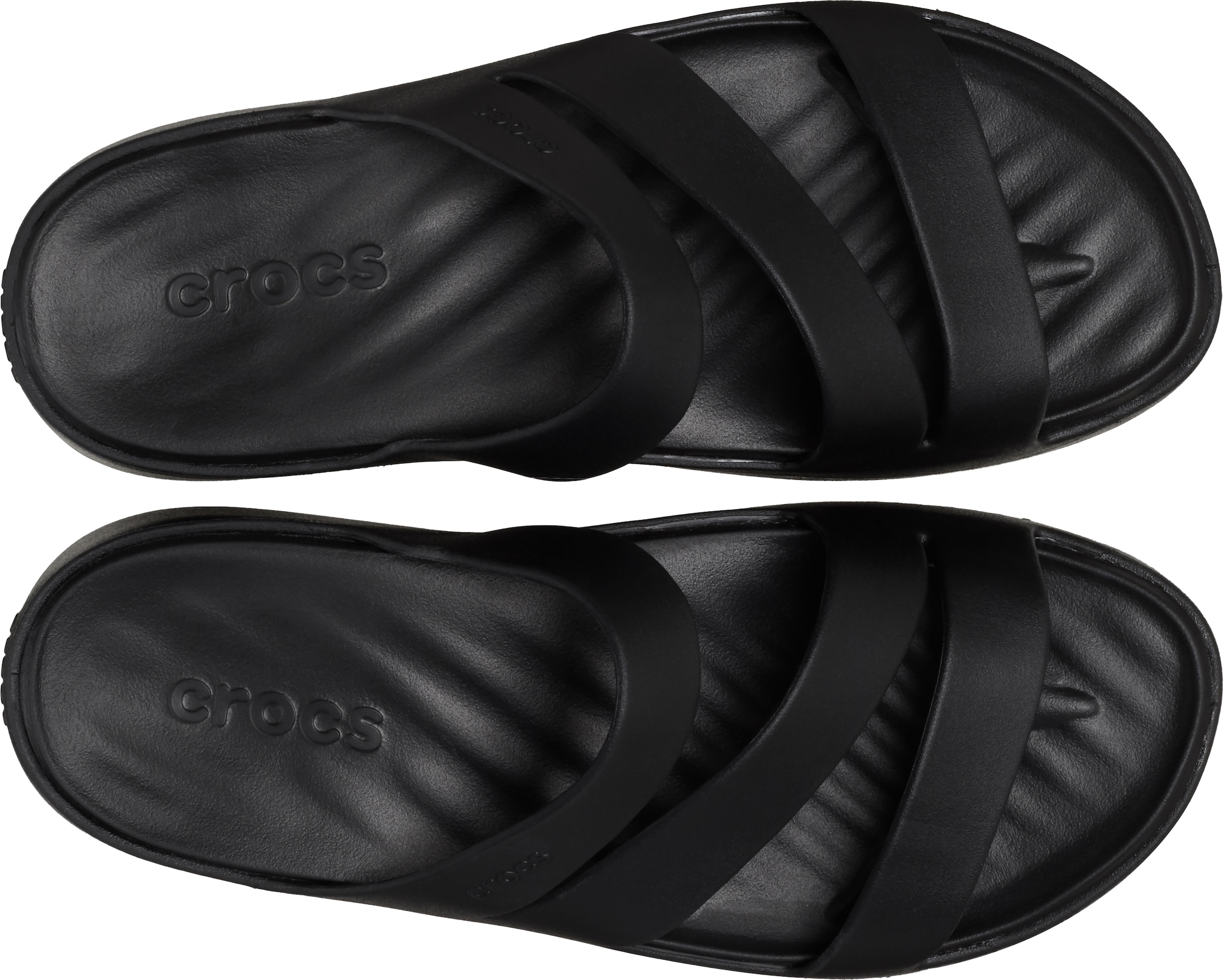 Crocs Badepantolette »Getaway Strappy«, Sommerschuh, Badeschuh, Poolslides mit modischen Riemchen