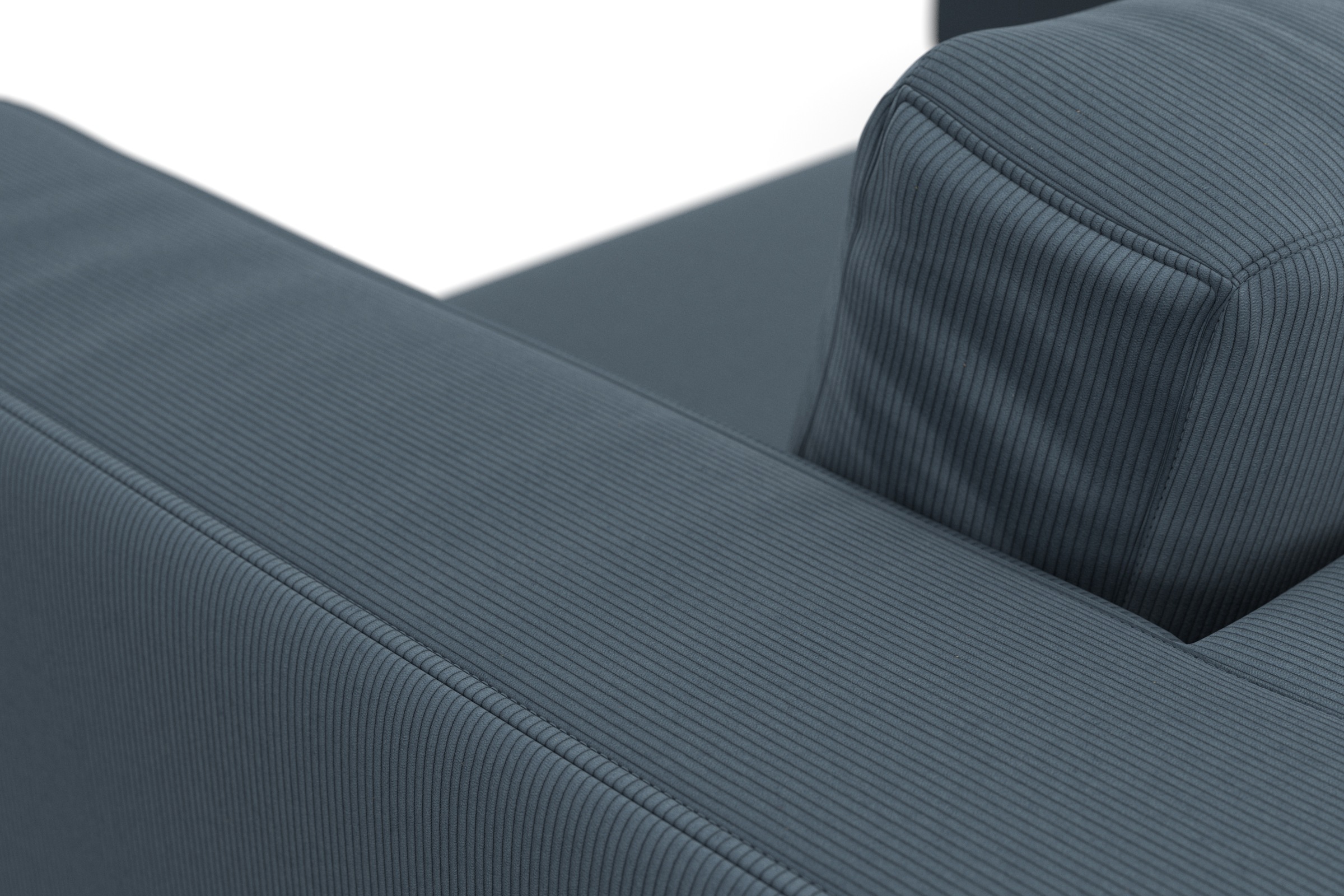 DOMO collection Ecksofa »Modica, zeitlos und elegant, L-Form«, moderne Optik mit extrabreiter Recamiere, auch in Cord