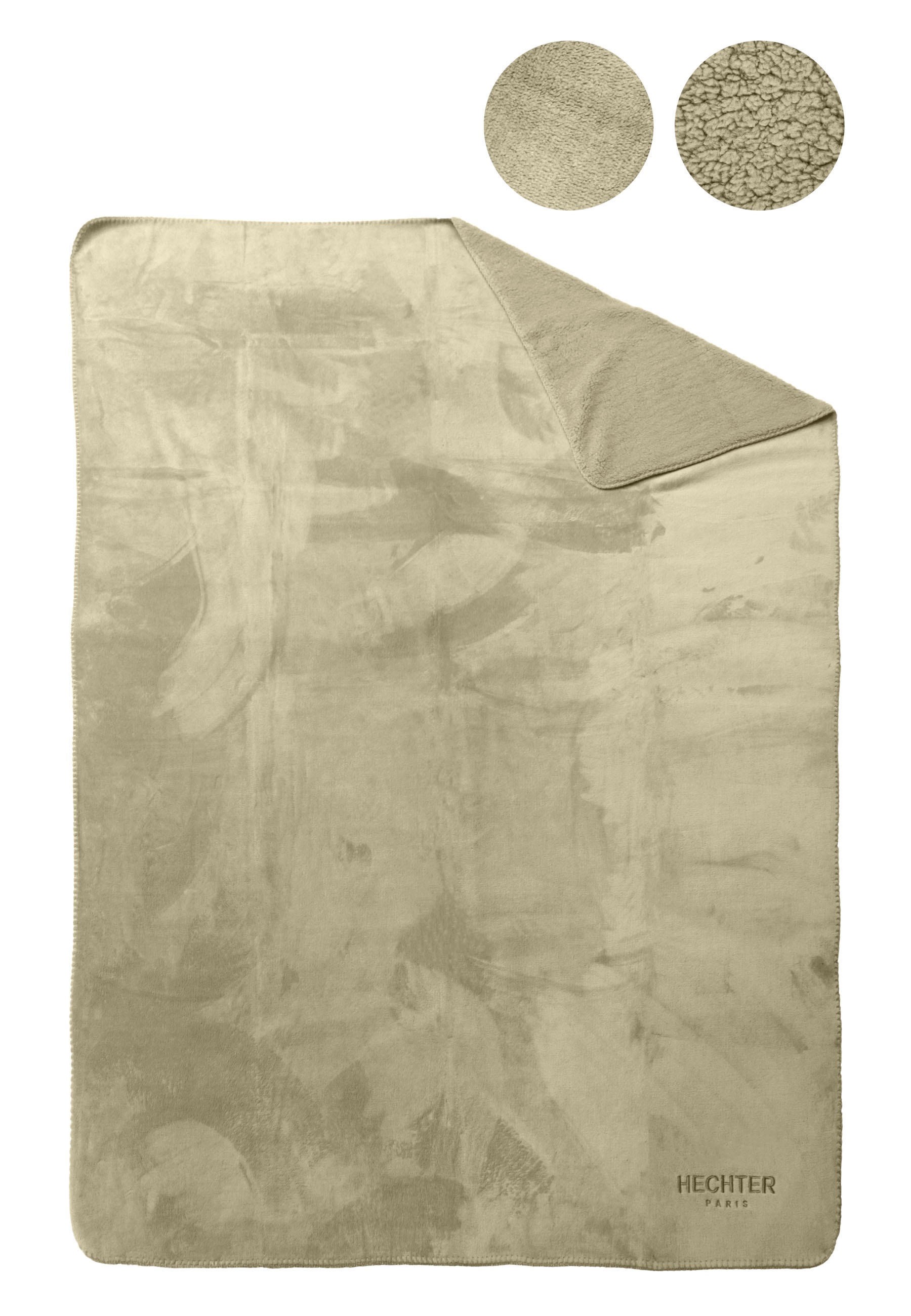 HECHTER PARIS Wohndecke »0238002«, Teddyfleece, Decke, Kuscheldecke, superweich, bequem, wohlig warm