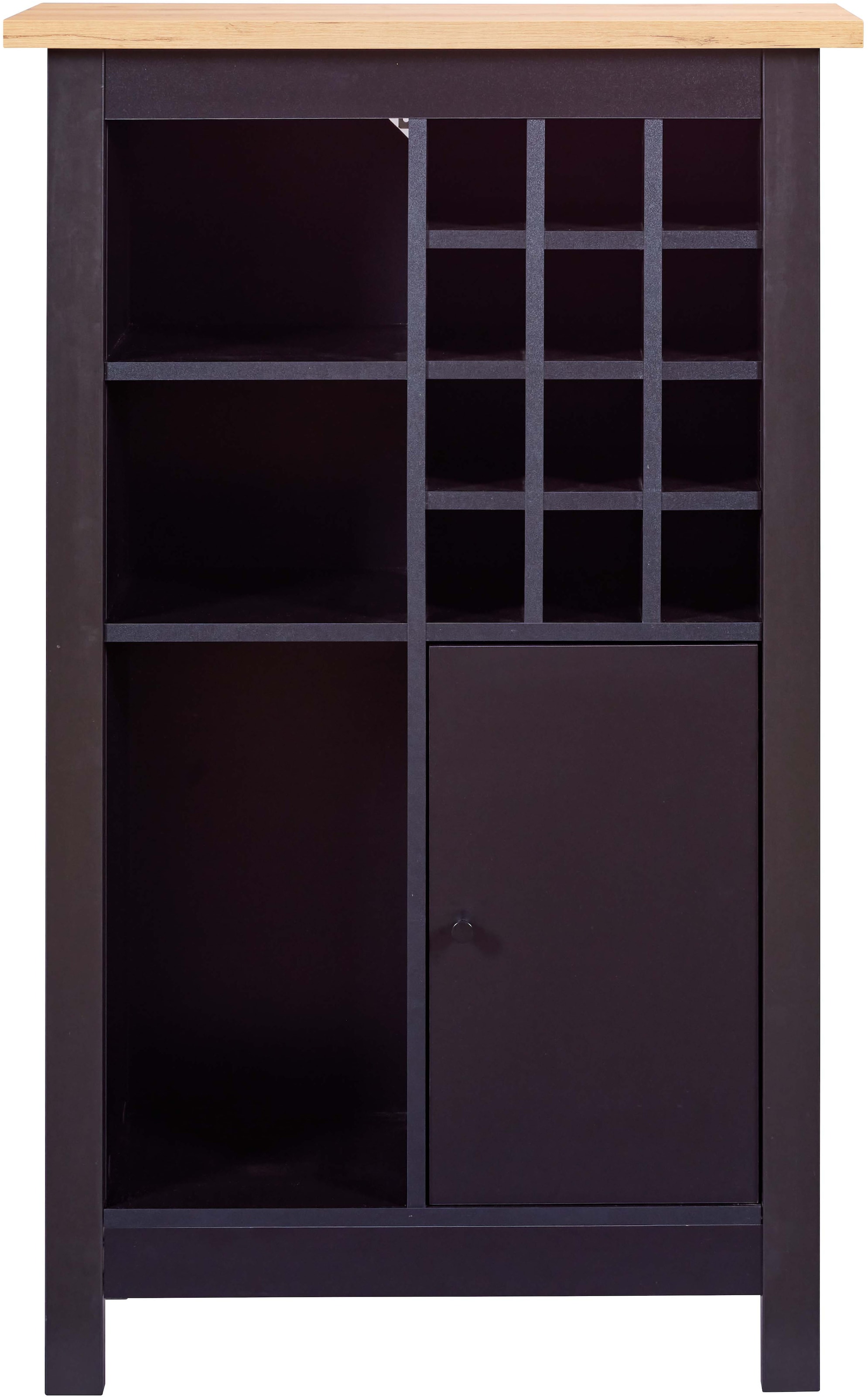 Inter Link Highboard »Highboard Helina« 1 Stk. tlg. Weinschrank, BxTxH: ca. 76,8 x 33 x 124,4 cm
