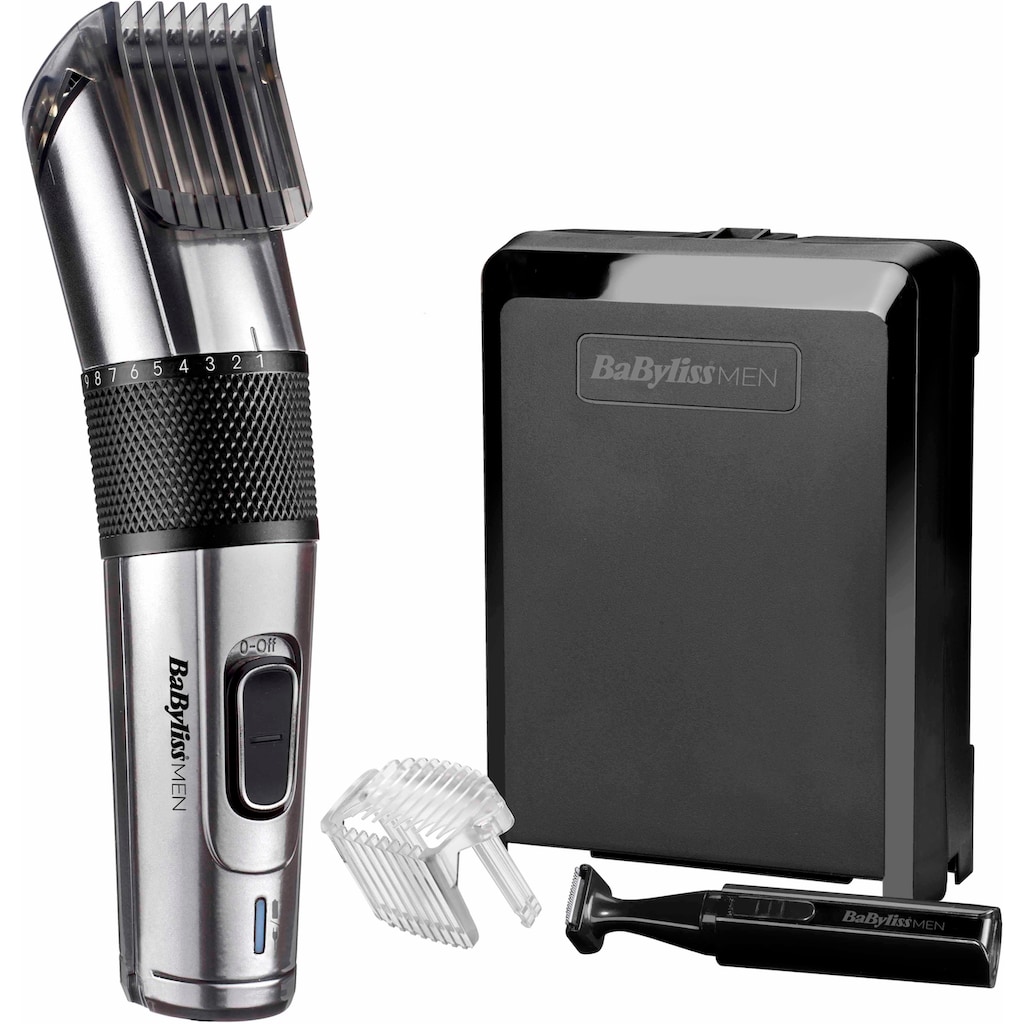 BaByliss Haarschneider »Carbon Steel Hair Clipper«, 2 Aufsätze