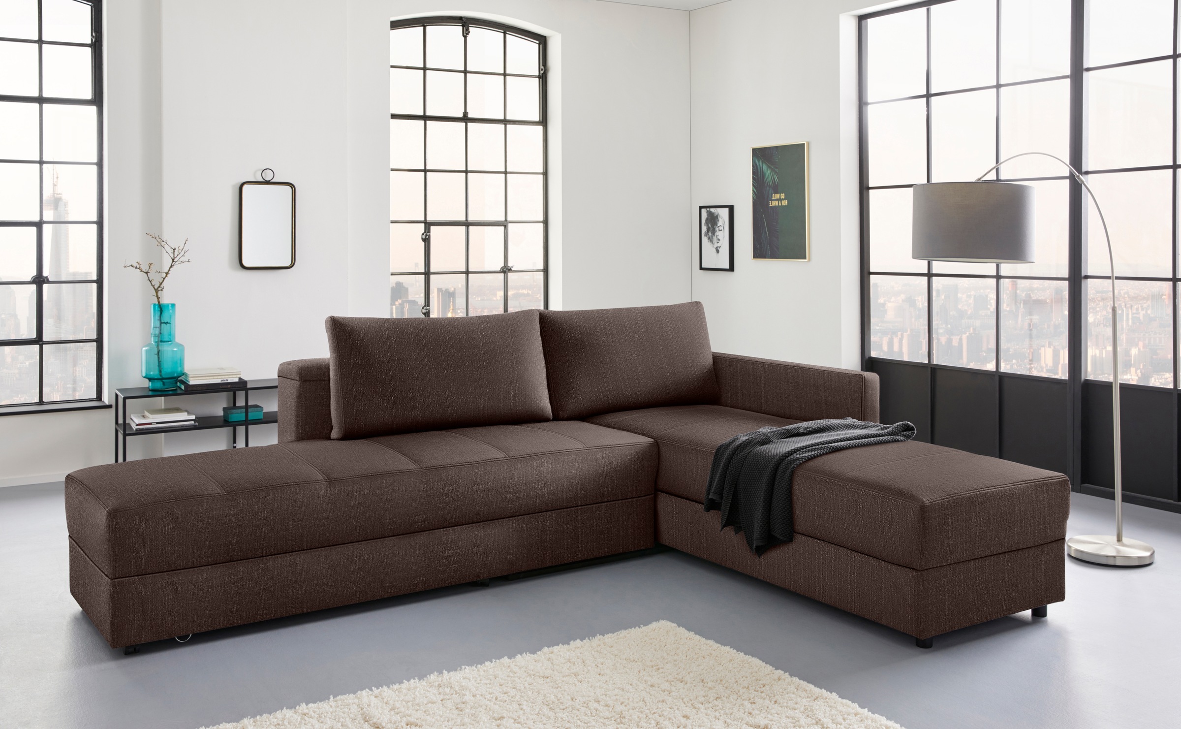 LOOKS by Wolfgang Joop Ecksofa »LooksIII L-Form« durch Drehfunktion zum Bet günstig online kaufen