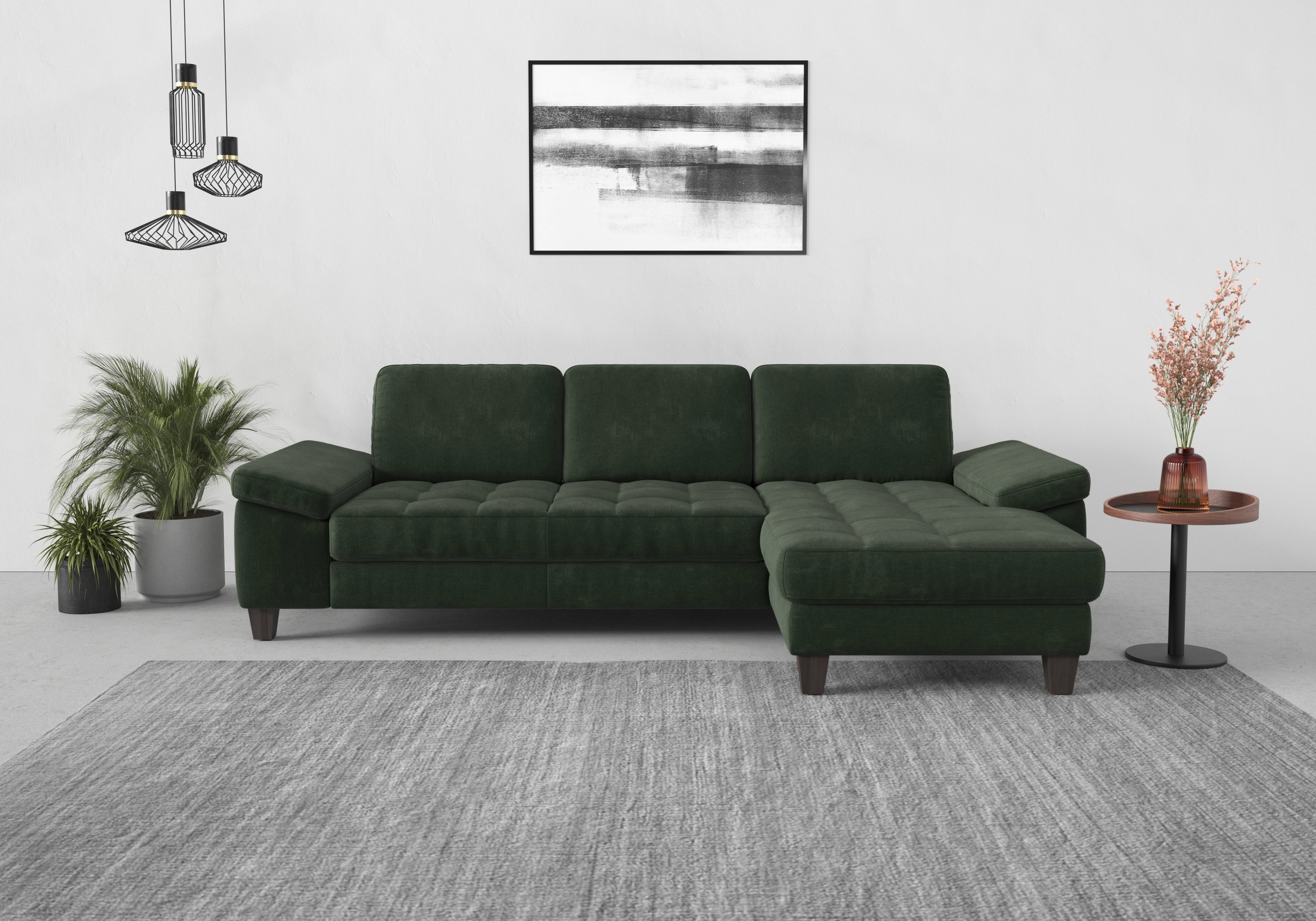 sit&more Ecksofa »Westham L-Form« Recamiere, mit oder ohne Bettfunktion, Be günstig online kaufen