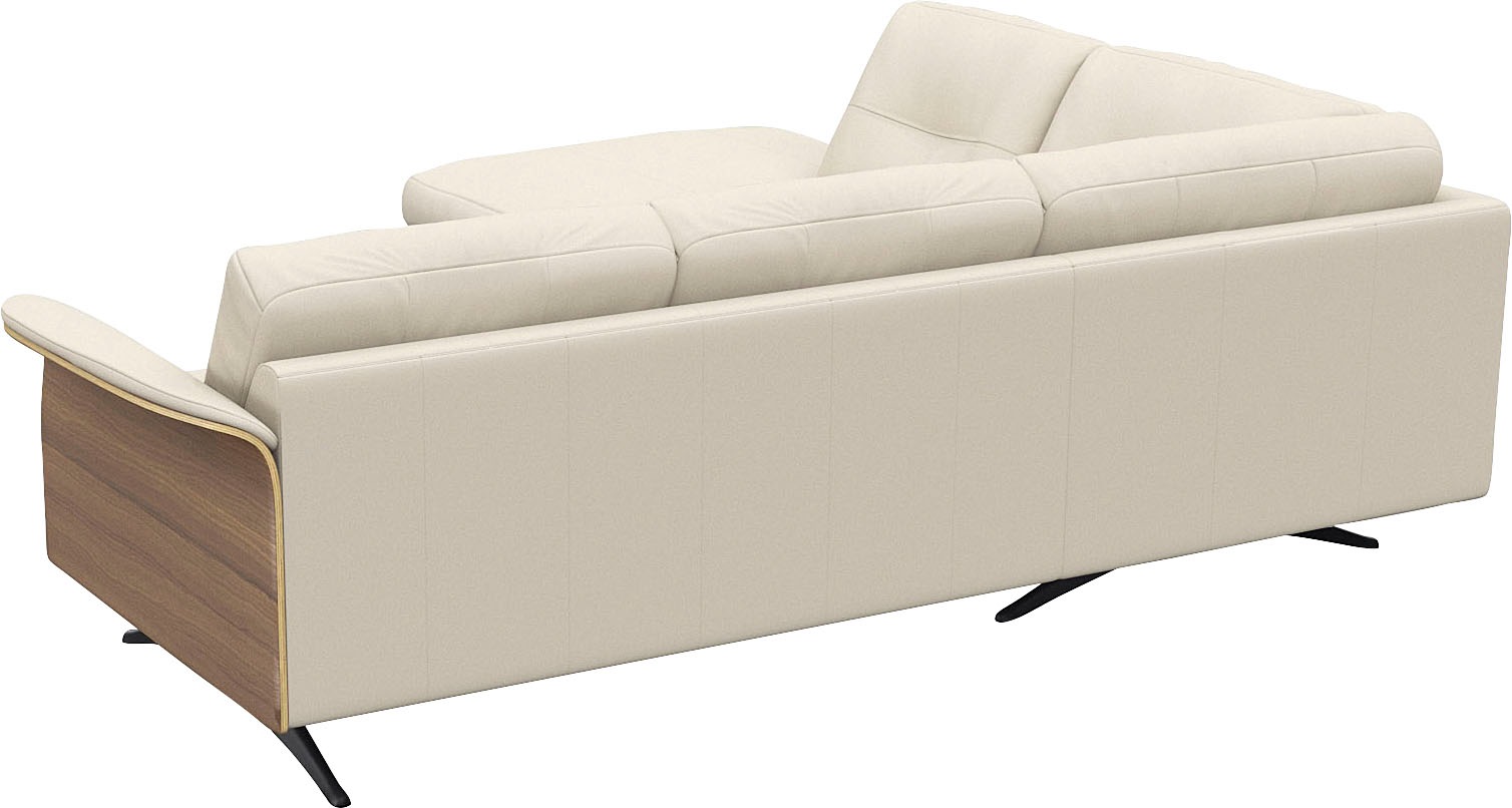 FLEXLUX Ecksofa »Glow, super bequem durch hochwertigem Sitzaufbau mit Federkern, L-Form«, Modernes skandinavisches Design