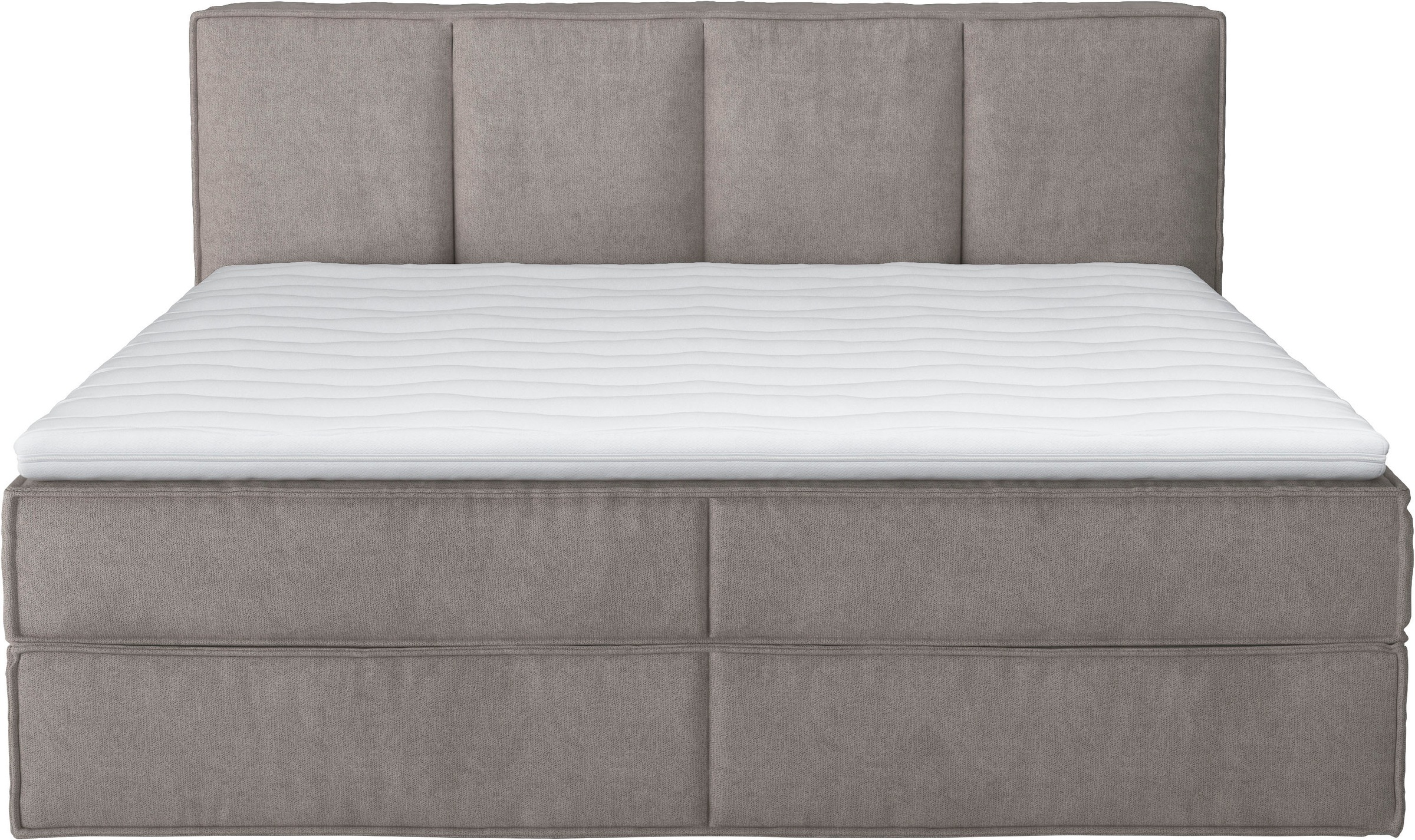 Home affaire Boxspringbett »Sacy«, Boxbett inkl. Topper, 2 Matratzen, Härtegrade H2, H3 und H4 wählbar
