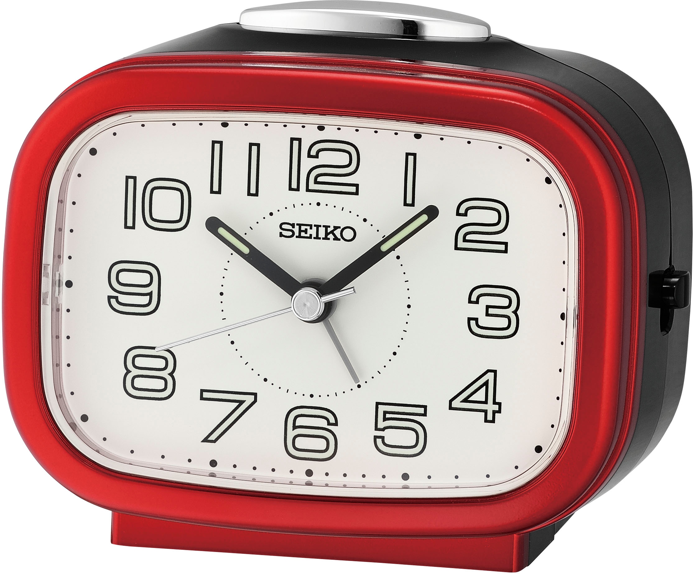 Seiko Quarzwecker »QHK060R«, Wecker, Schlafzimmer, Leuchtzeiger, Schlummerf günstig online kaufen
