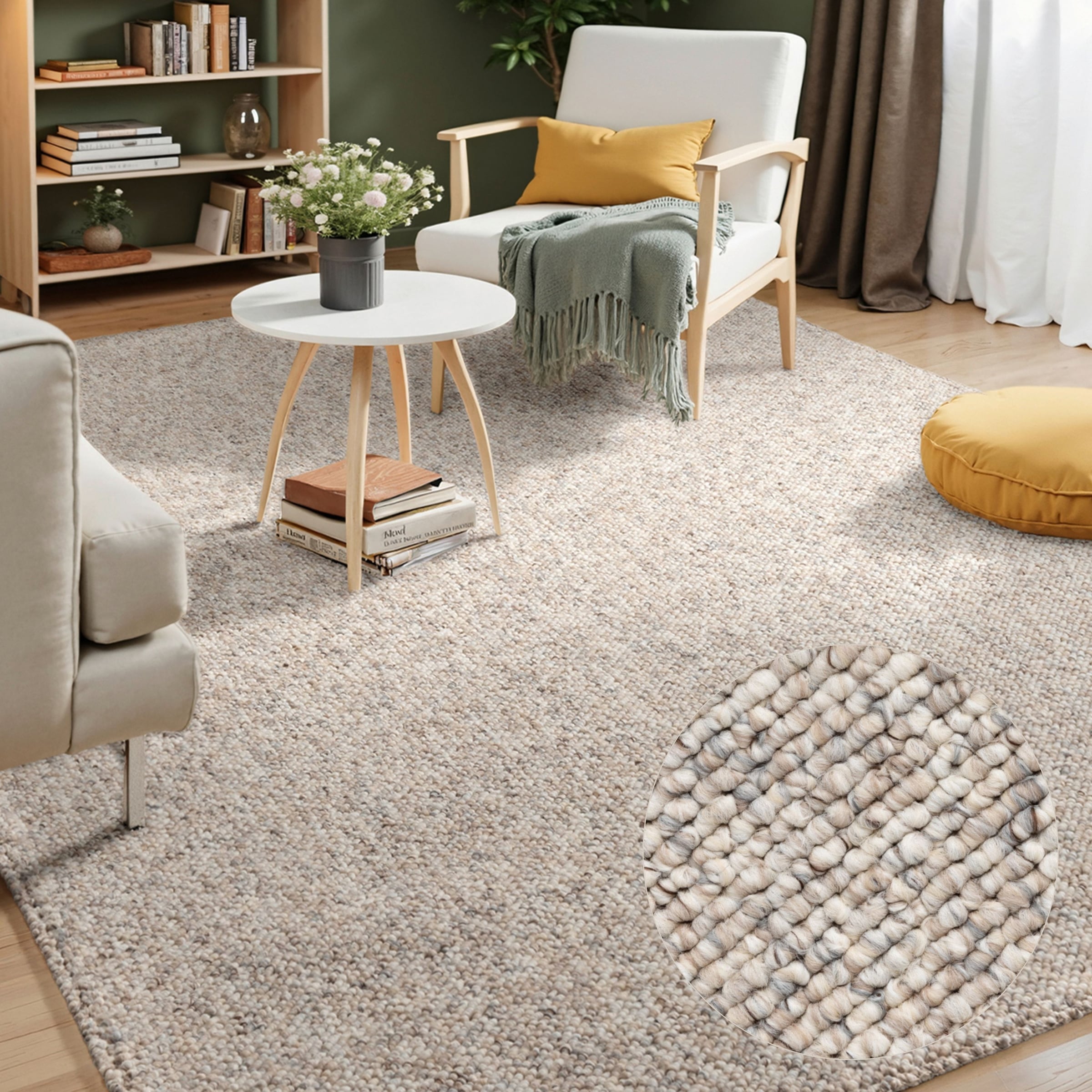 ELLE DECORATION Teppich »Rocco«, rechteckig, 10 mm Höhe, Läufer, waschbar, günstig online kaufen