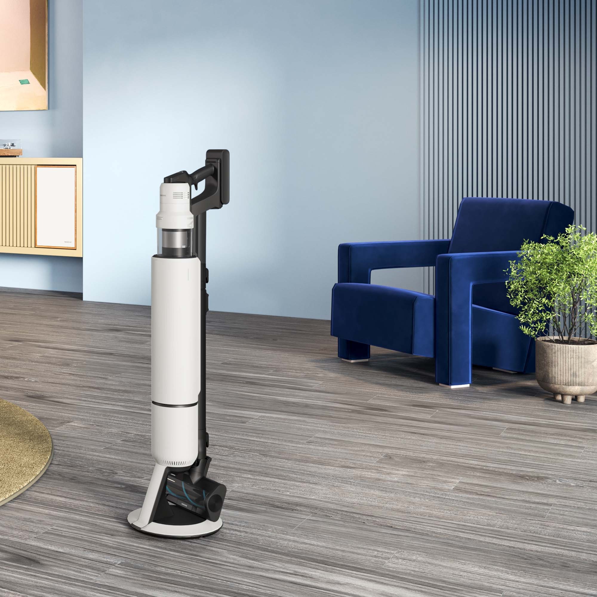 Samsung Akku-Handstaubsauger »BESPOKE AI Jet 280W Akku+ Wet & Clean, VS80F28EGS/WD«