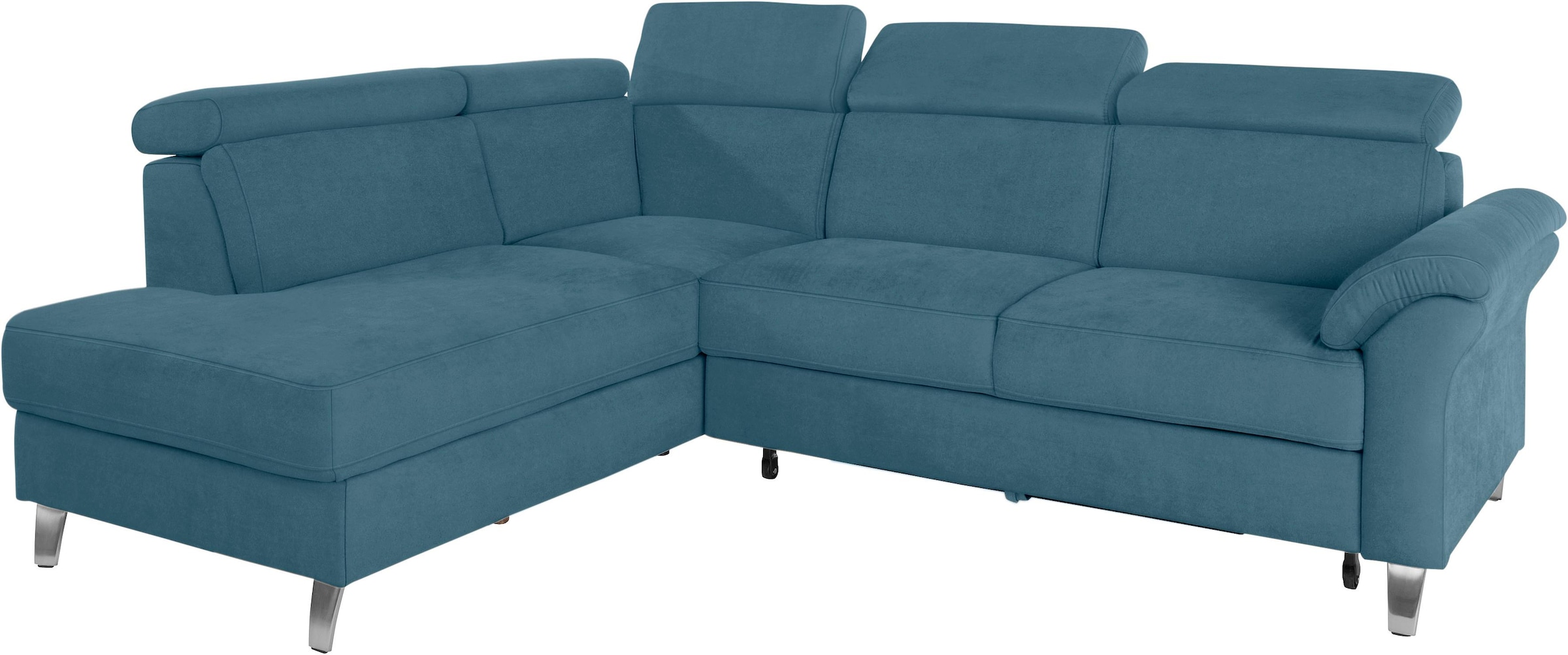 sit&more Ecksofa, inklusive Kopfteilverstellung, wahlweise mit Bettfunktion und Bettkasten