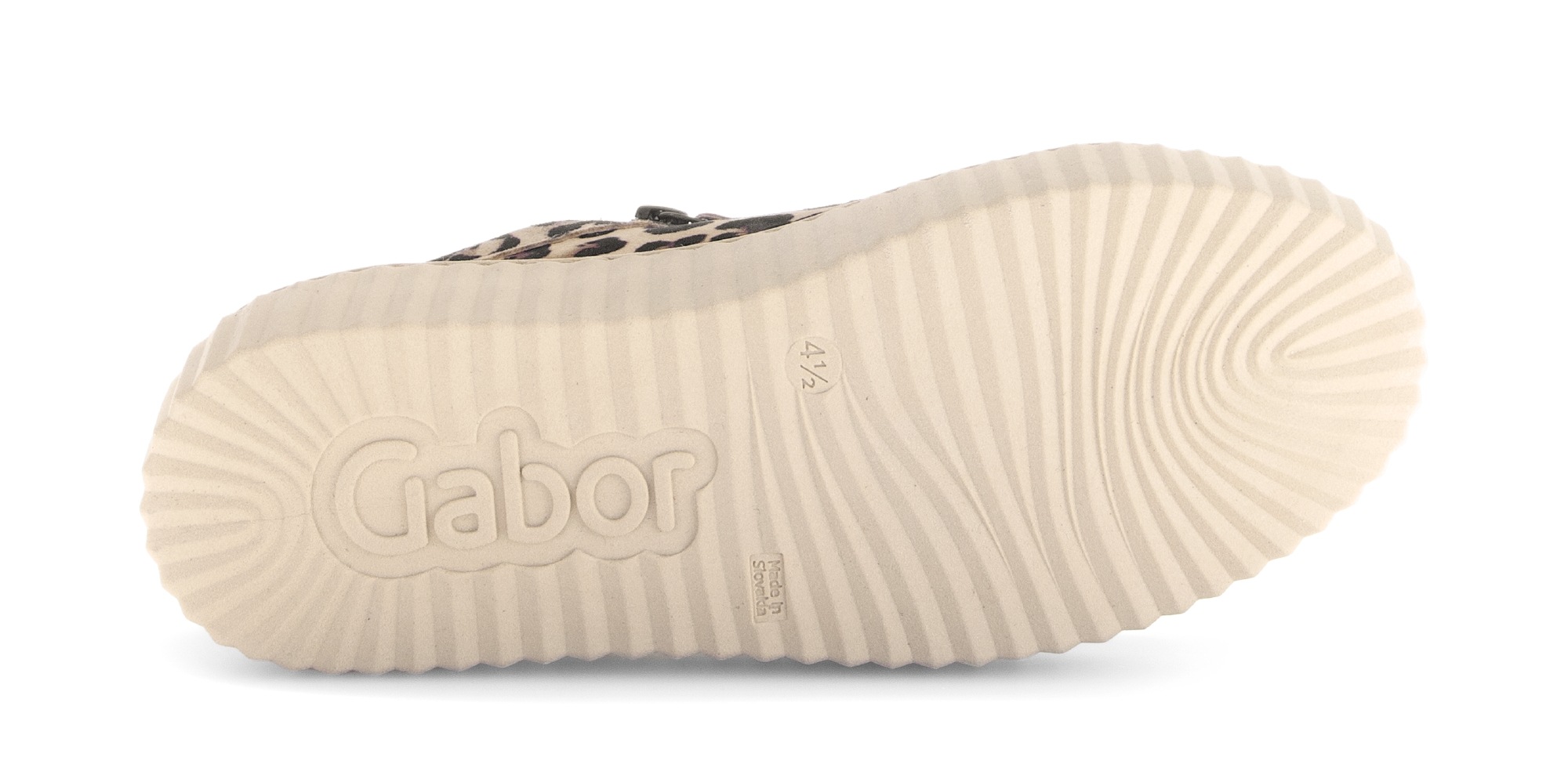 Gabor Plateausneaker, Freizeitschuh, Halbschuh, Schnürschuh im trendigen Leo-Look