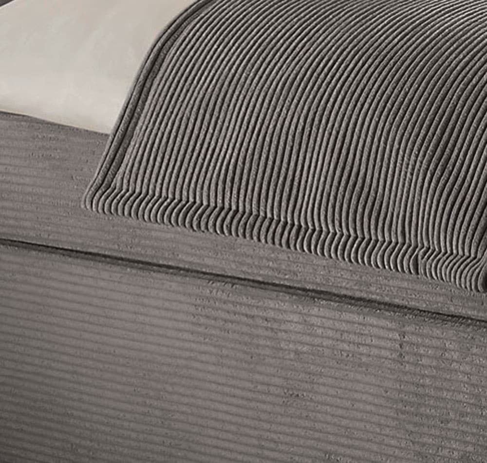 hapo Boxspringbett »Hana, in verschiedenen Breiten und Härtegraden erhältlich« Bett mit samtartigem Stoff bezogen, inkl. Topper