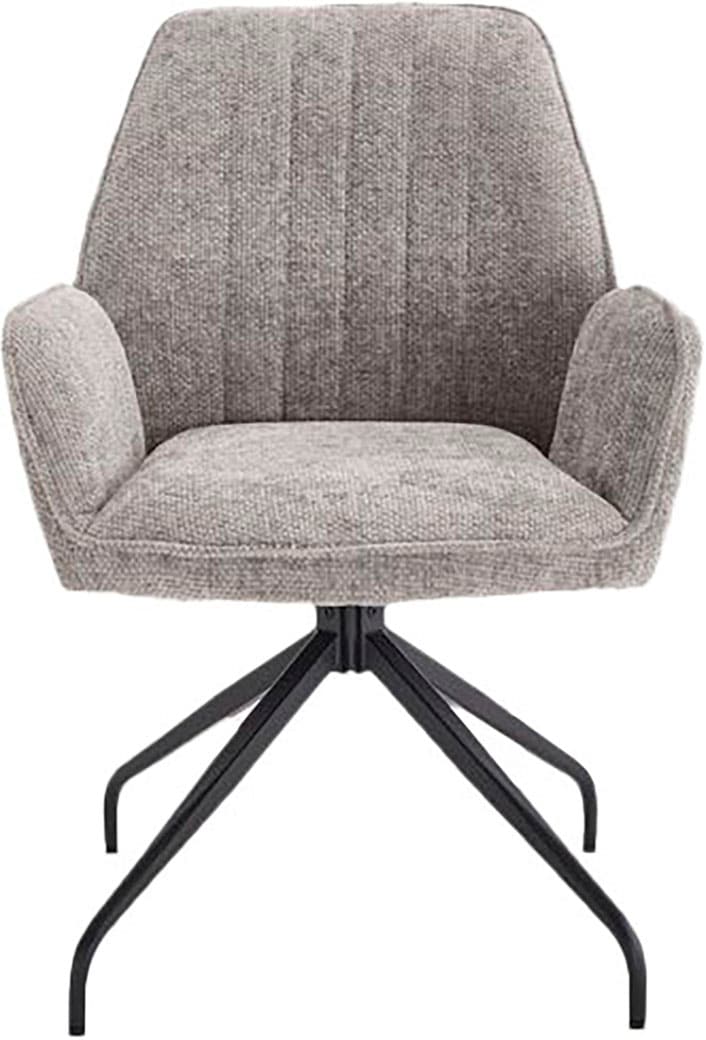 Home affaire Drehstuhl »Campanet« () 2 Stk. Bouclé moderner Drehstuhl mit g günstig online kaufen