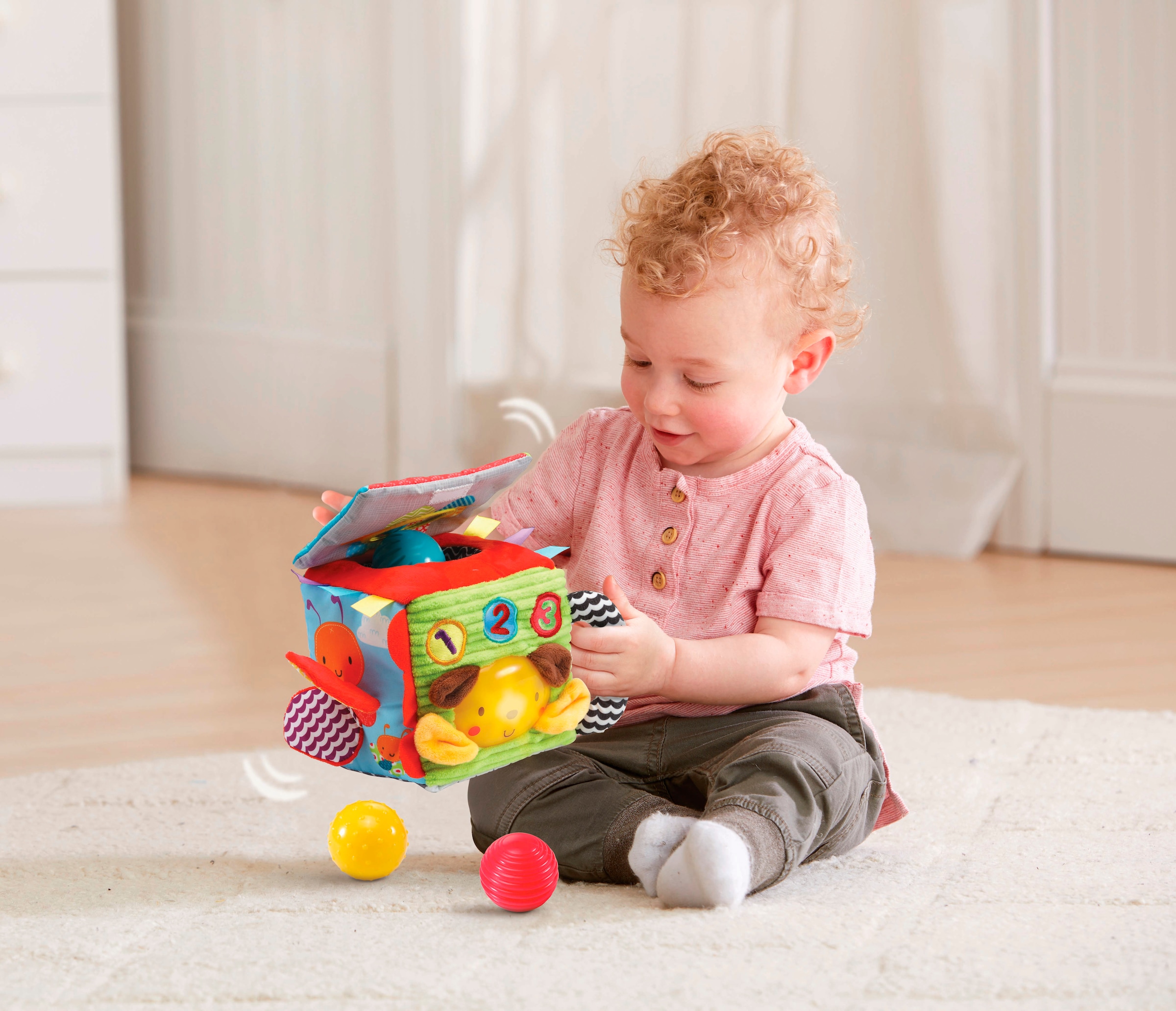 Vtech® Lernspielzeug »1-2-3 Kuschelwürfel«